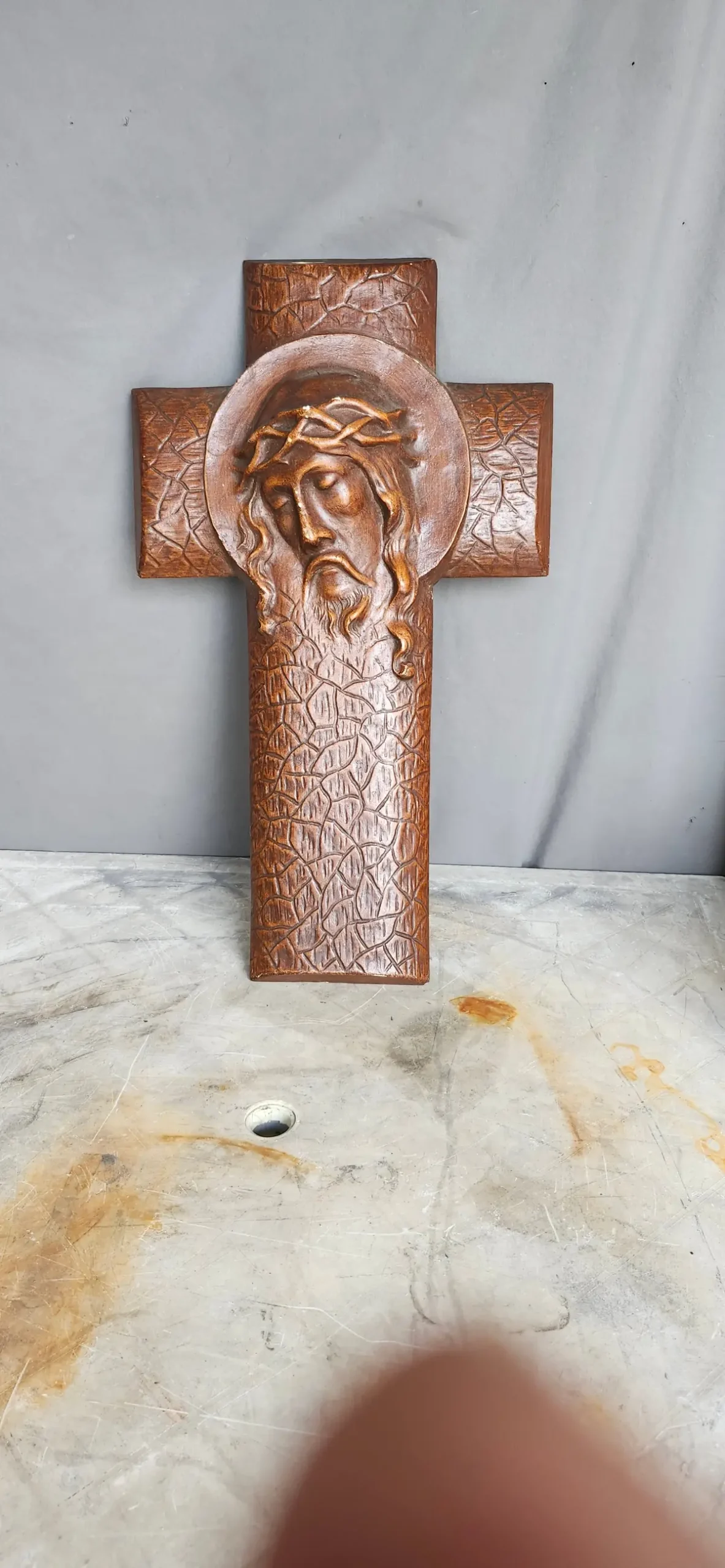Composition Jesus Face On Cross 1