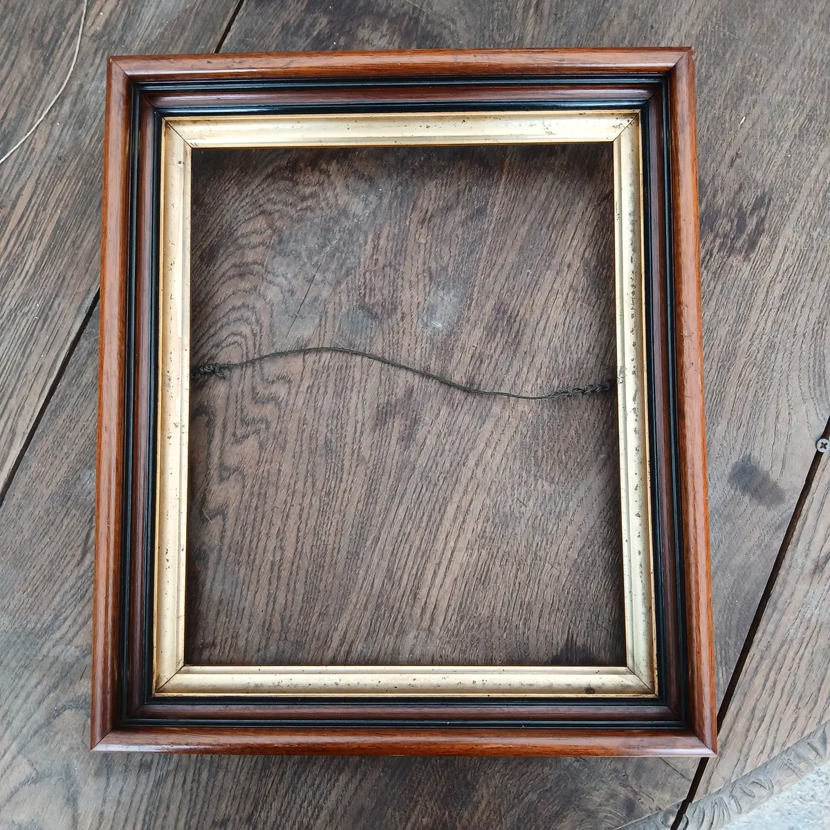 Thin Walnut Frame With Gilt Filet 1