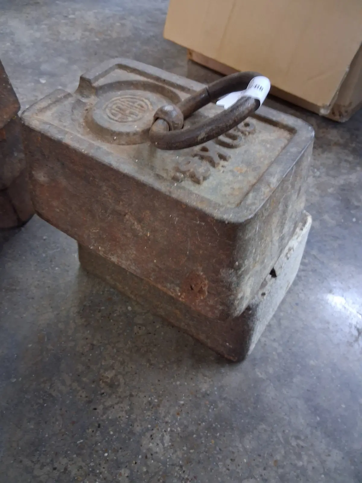 Pair Of Huge 45Lb Weights Rectangular 1