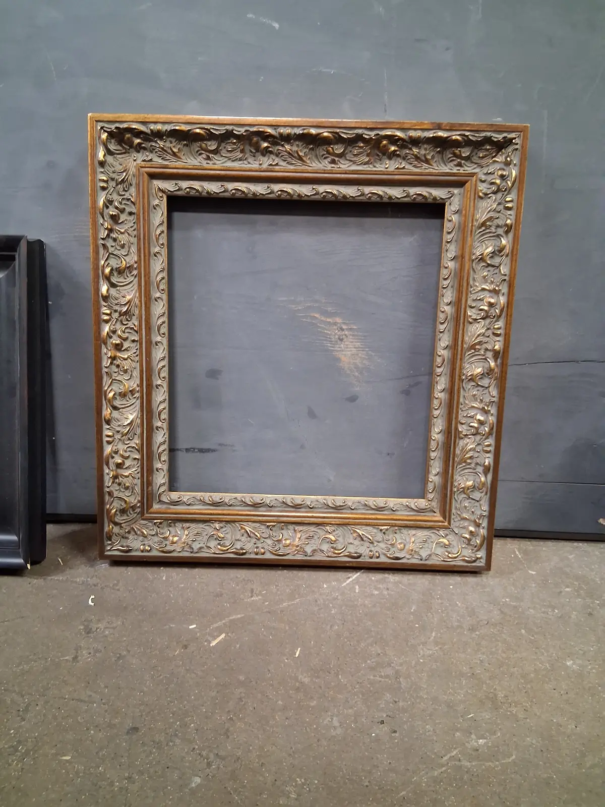 Ornate Bronze And Gold Wood Frame 1