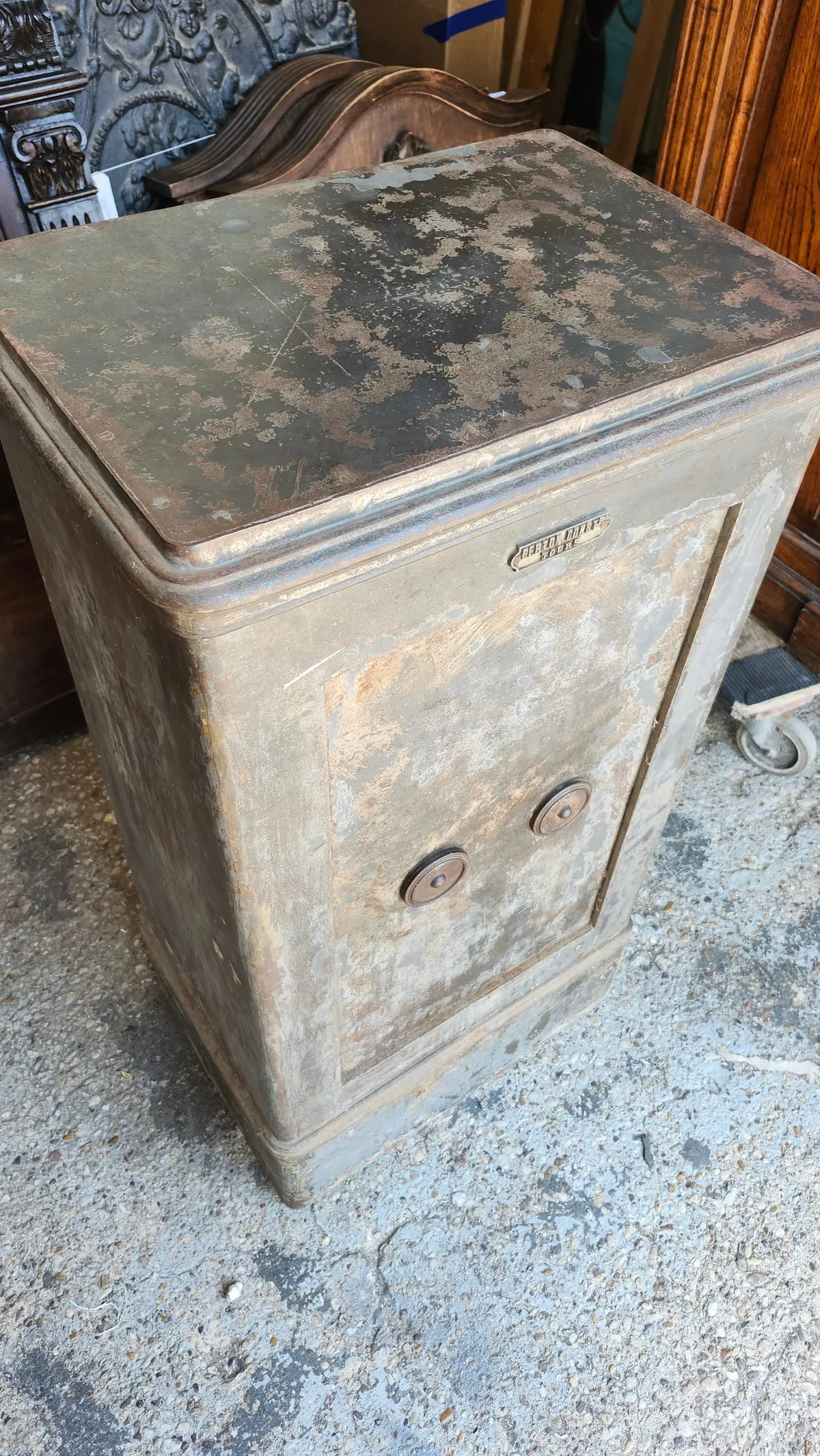 Slender Standup Iron Safe 1