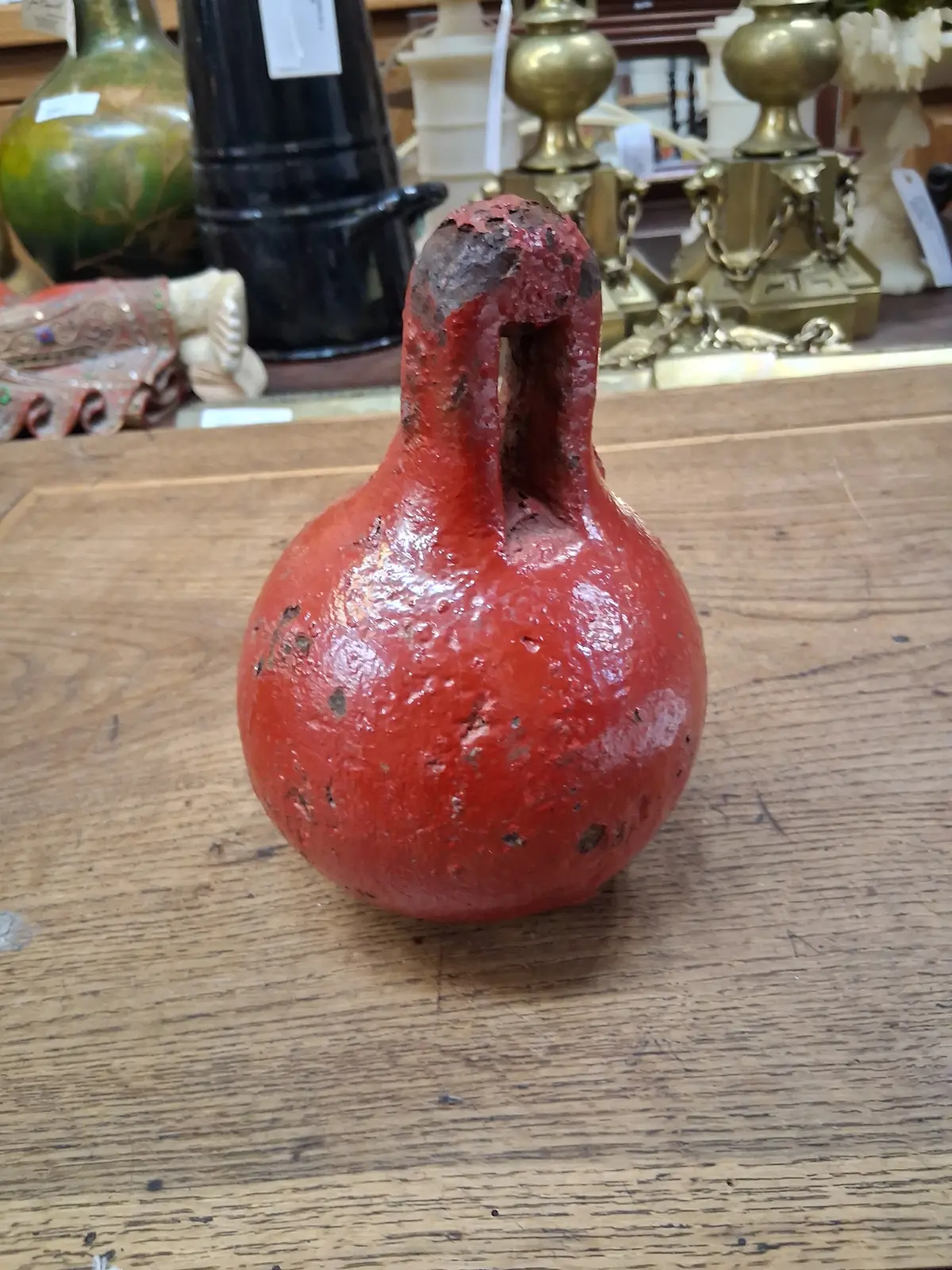 Red Iron Wrecking Ball 1