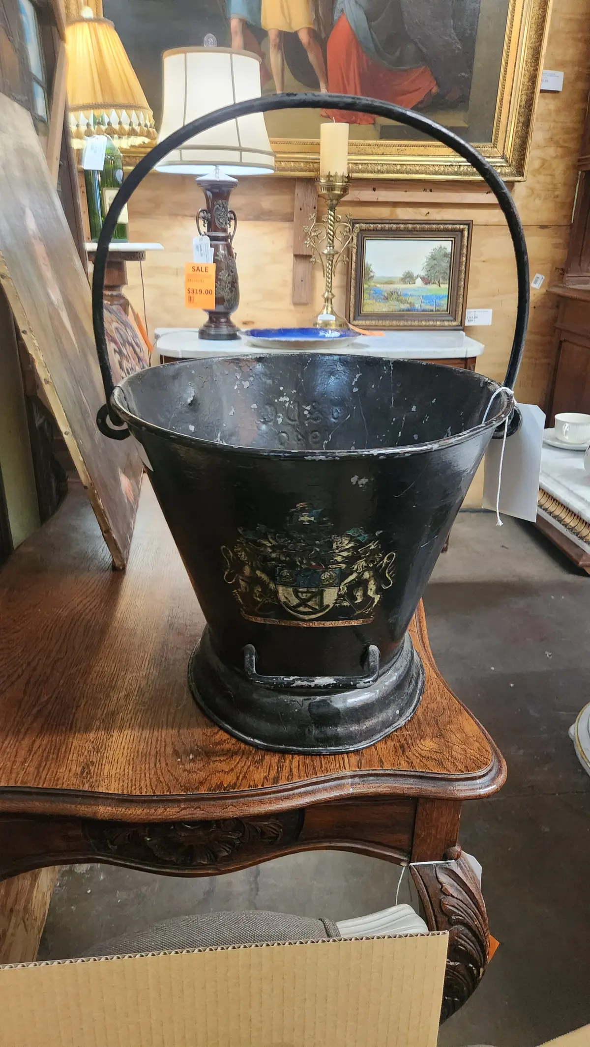 Black Short Coal Bucket 1