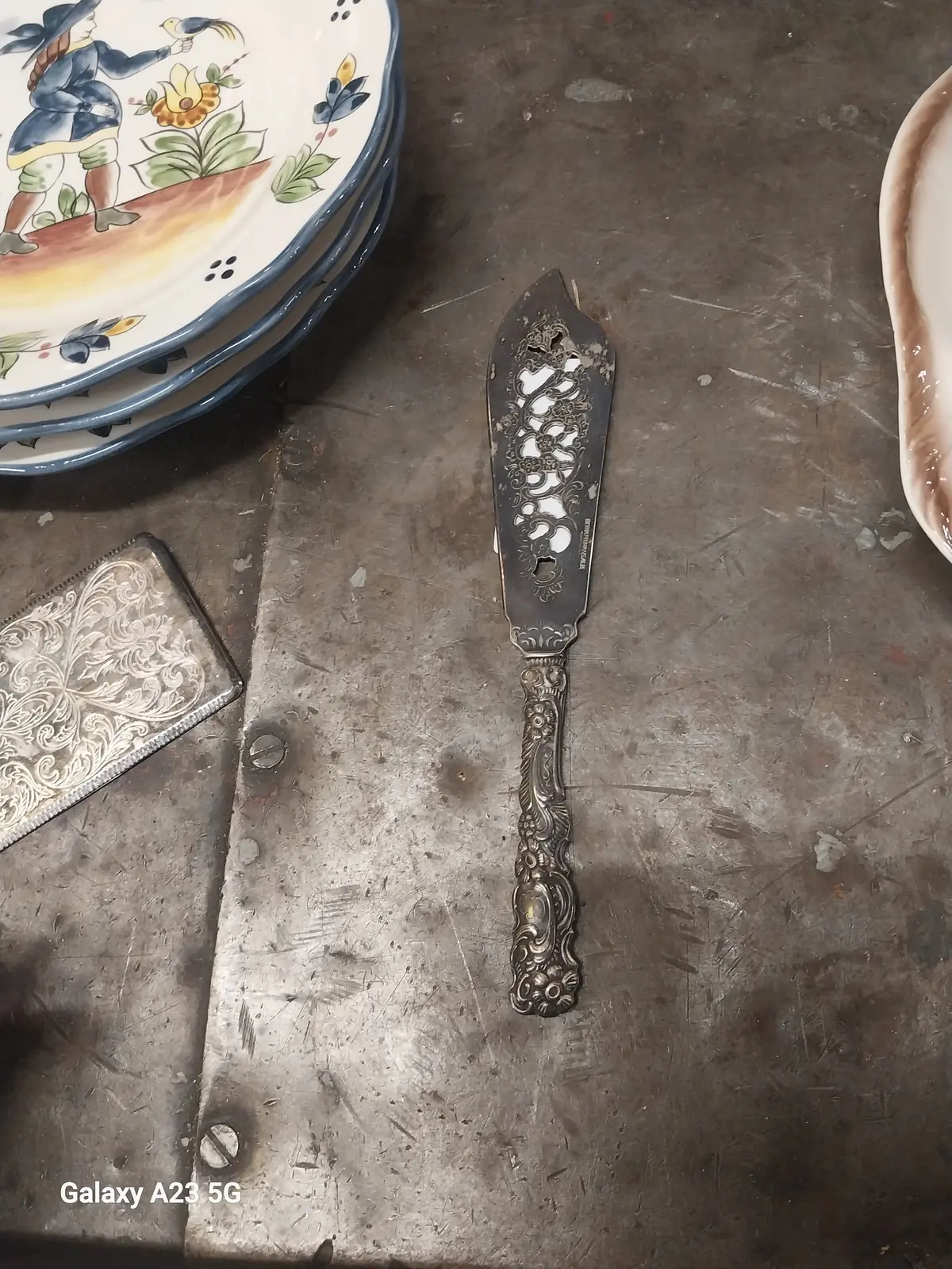 Silver Plate Serving Knife 1