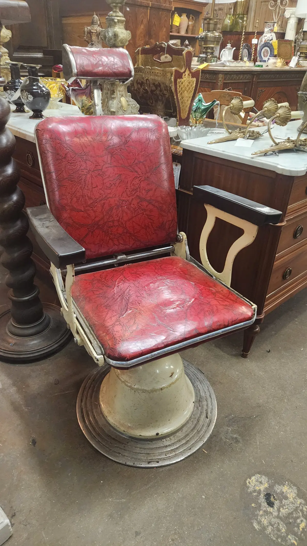 Red Barber Chair 1