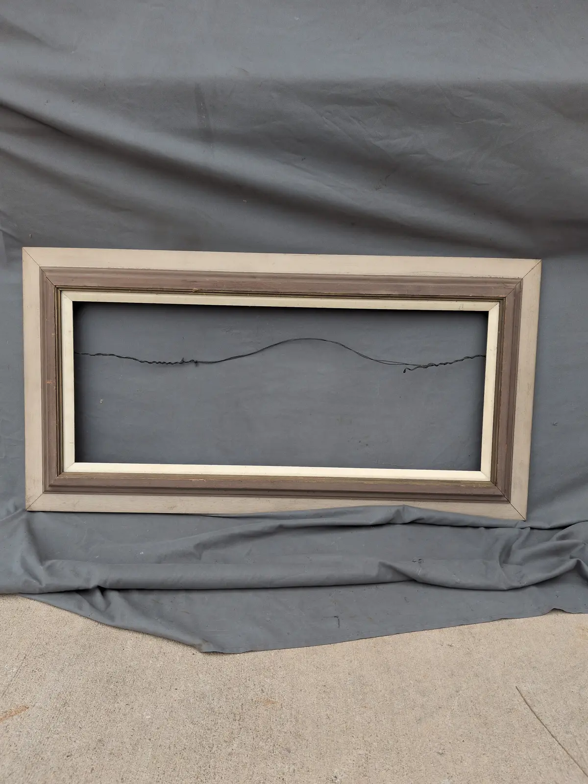 Rustic Brown And Taule Frame 1
