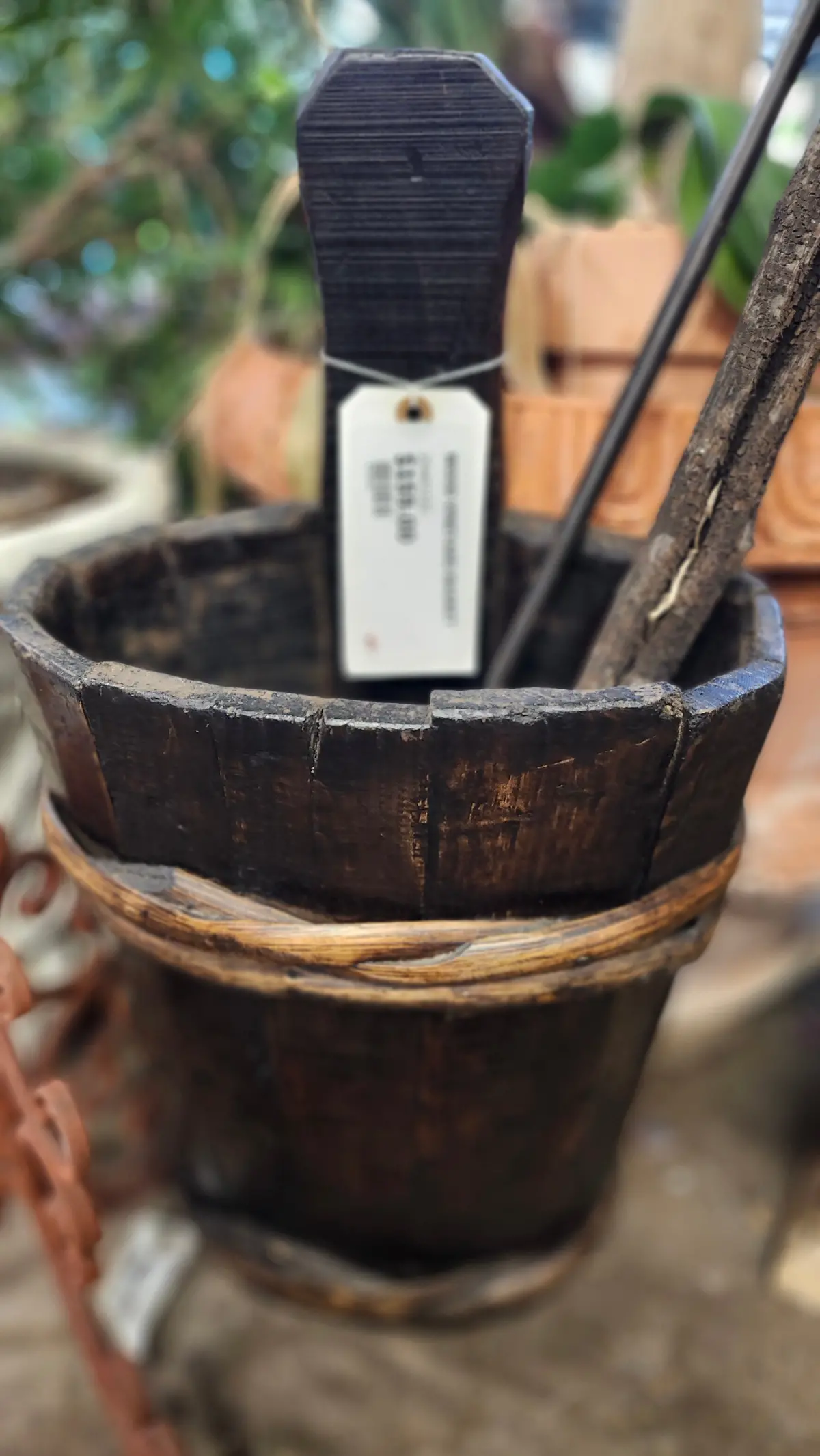 Wood Vineyard Basket 1