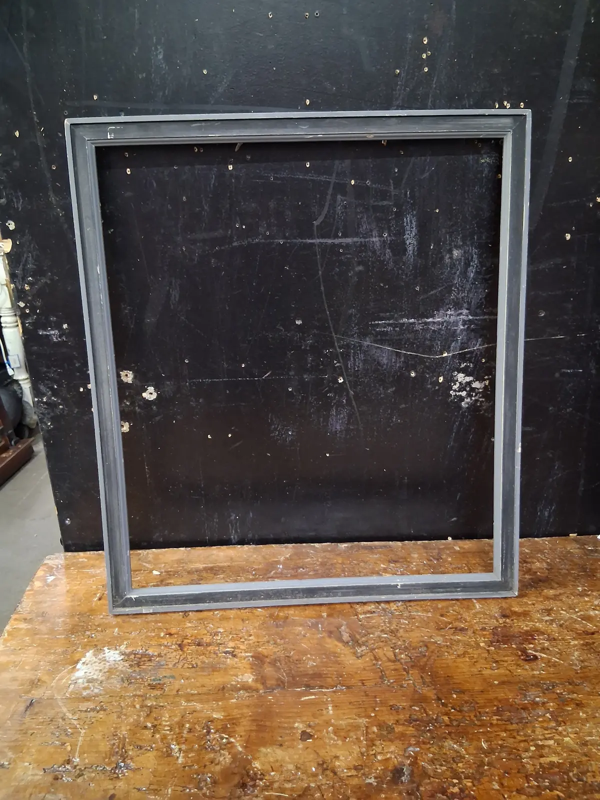 Medium Thin Black And Silver Frame 1 Of 2 1