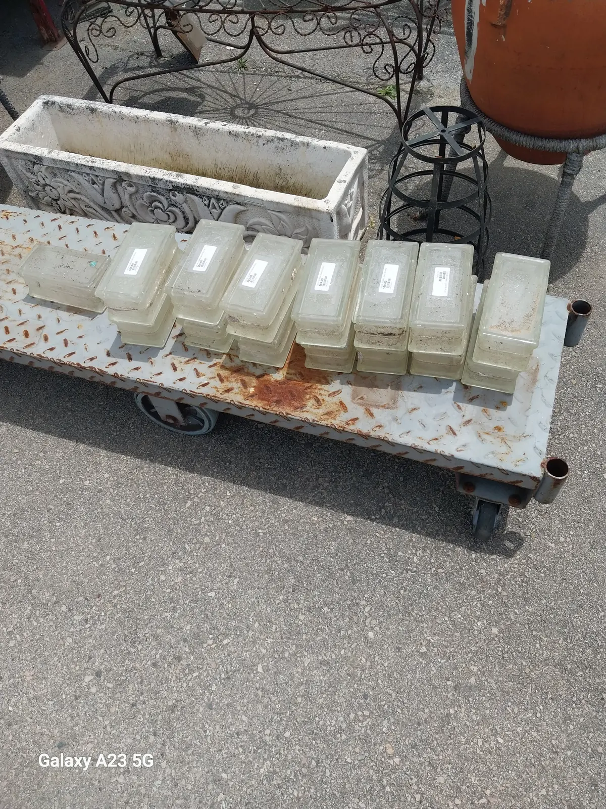 Lot Of 15 Small Glass Blocks 1
