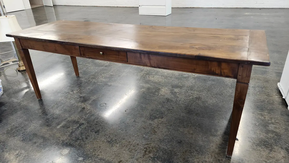 Cherry Long Boarded 19Th Century Table 1