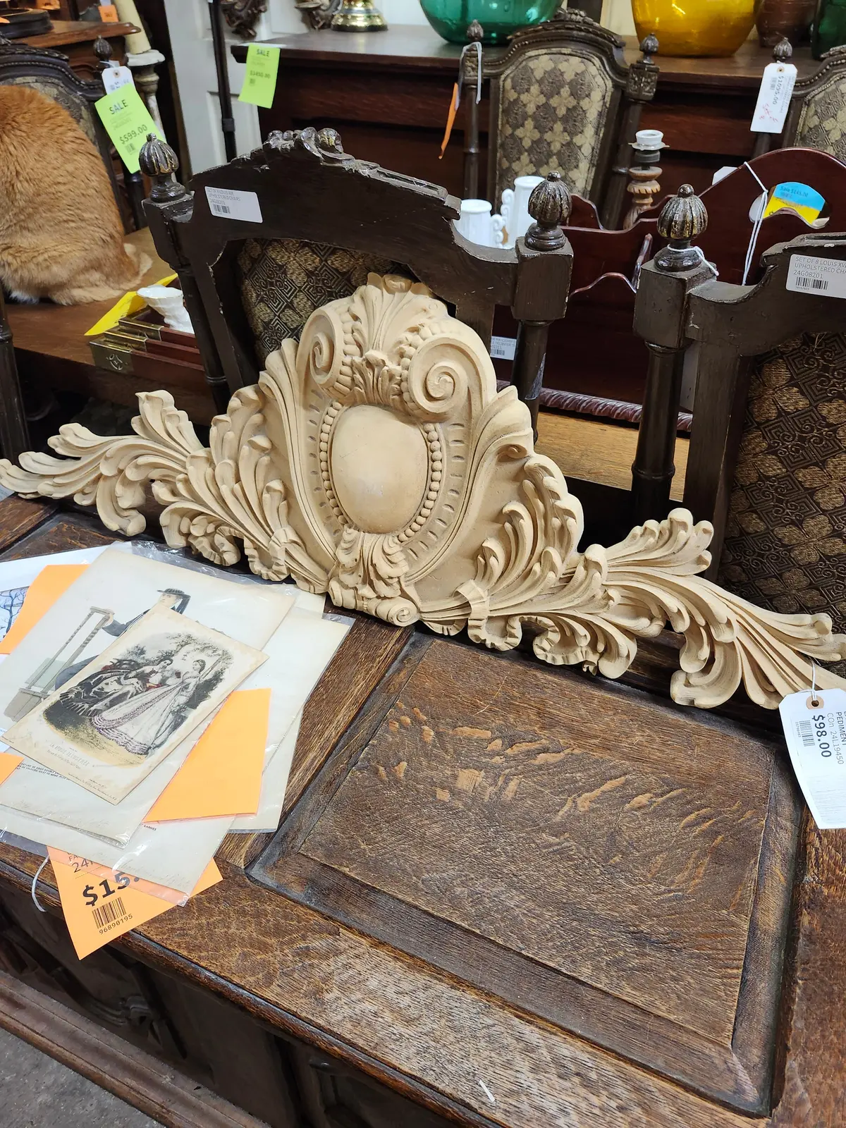 Large Composition Pediment 1