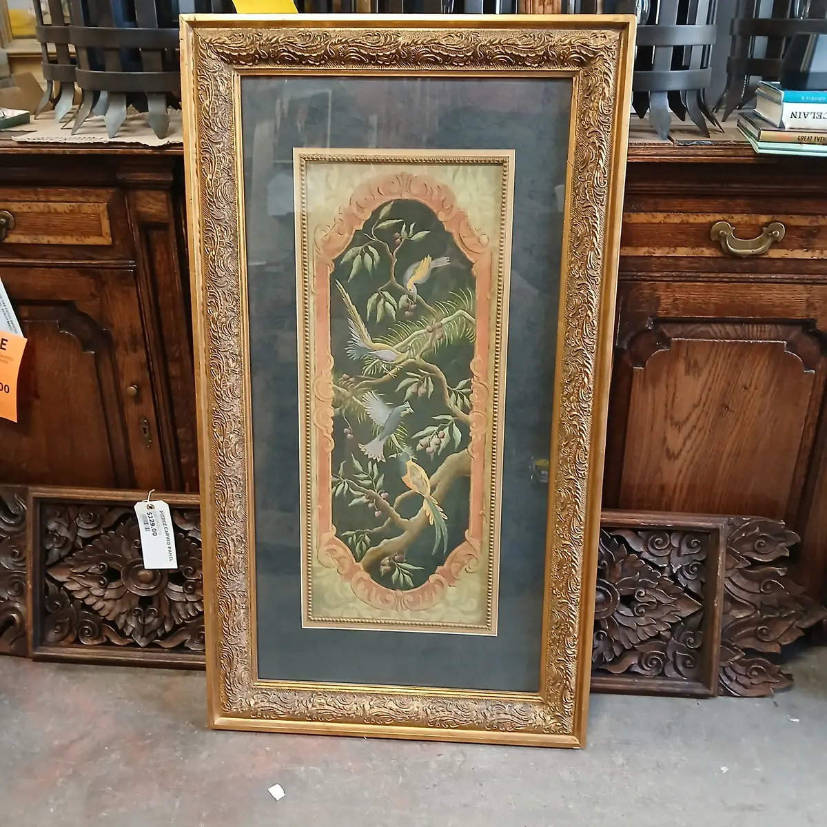 Framed Bird Print 1