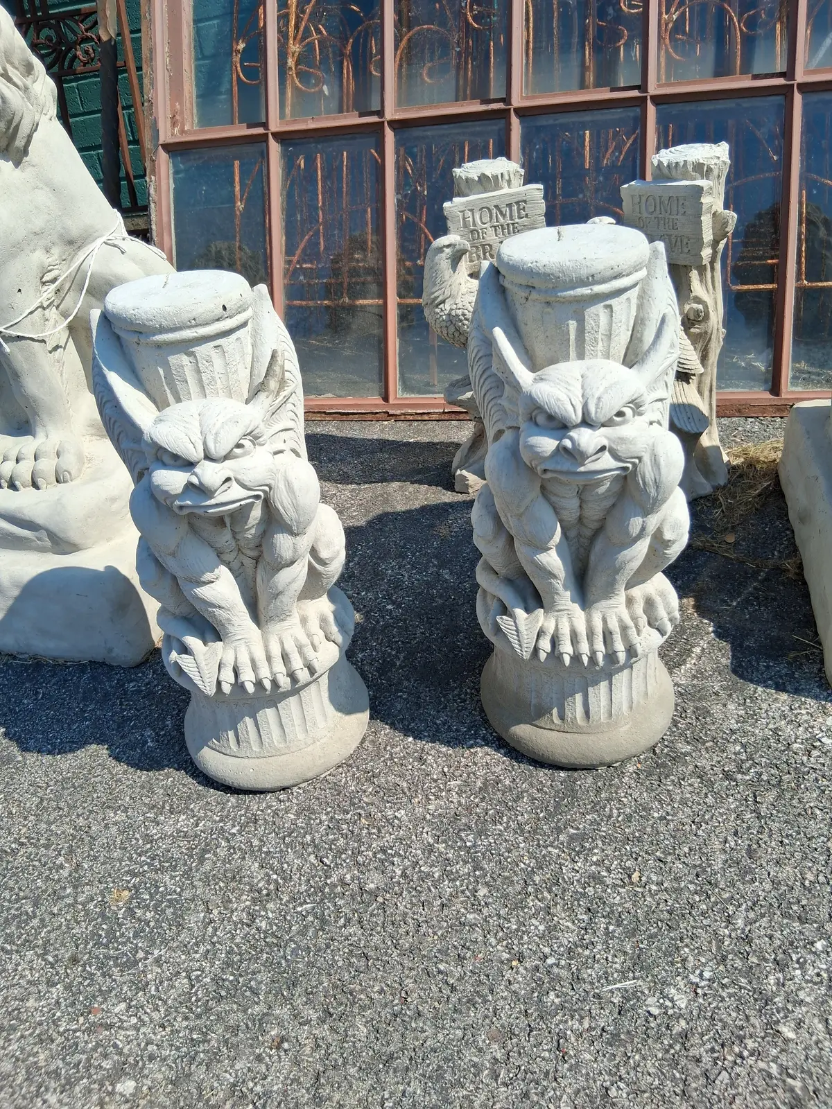 Small Concrete Gargoyle 1 Of 2 1