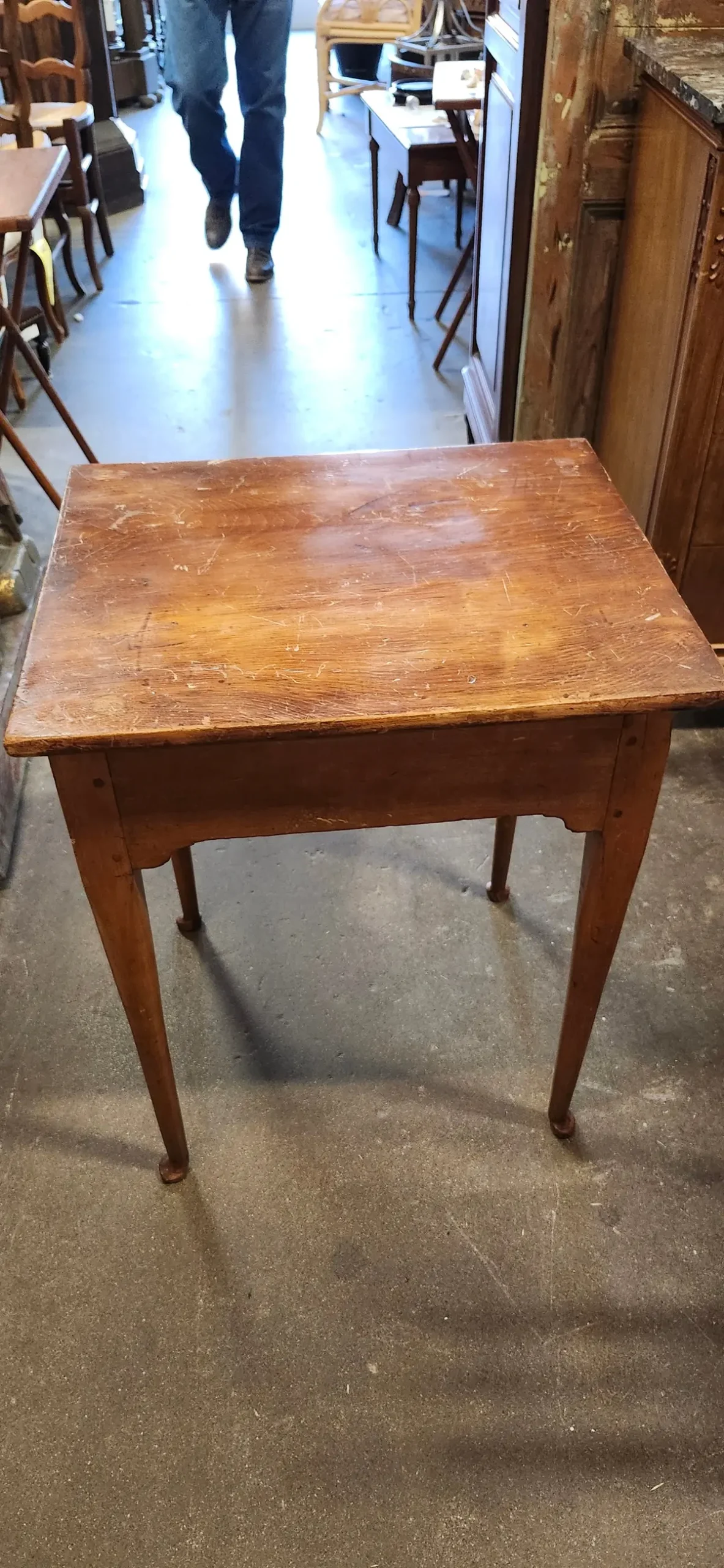 Georgian Pine Table With Pegs 1