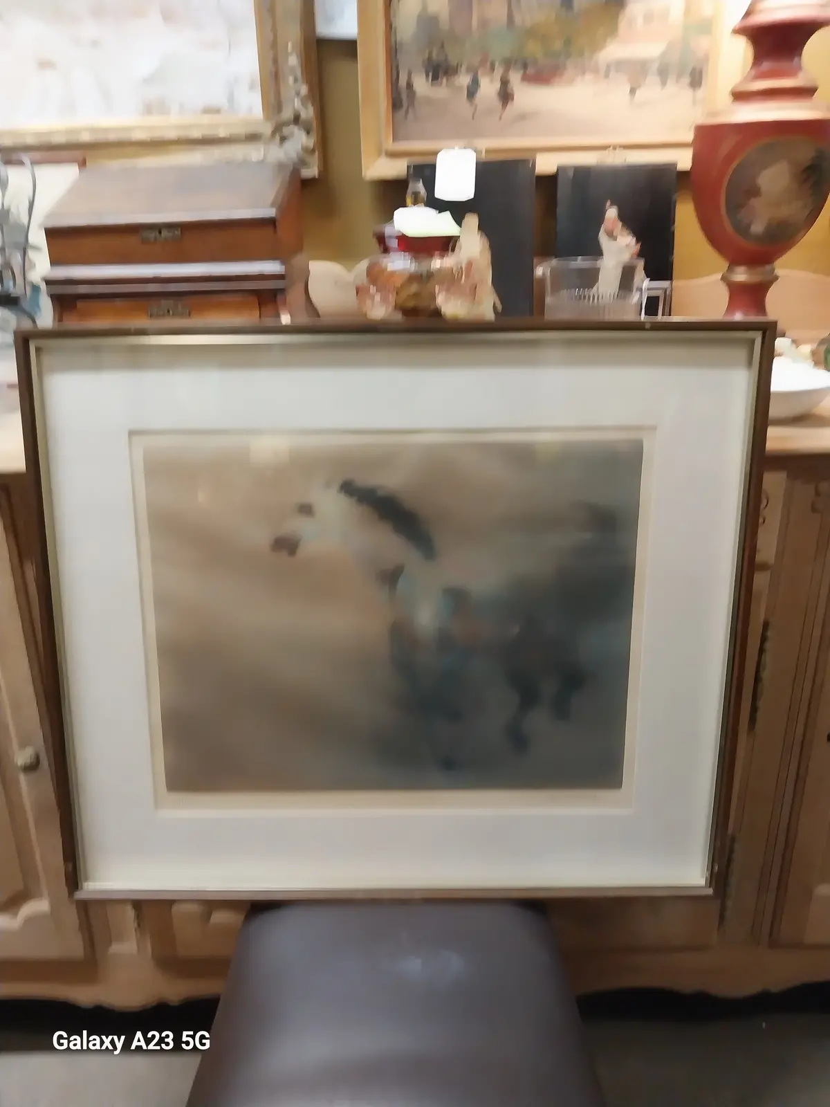Pastel Print Of A Horse-Signed And Numbered 1
