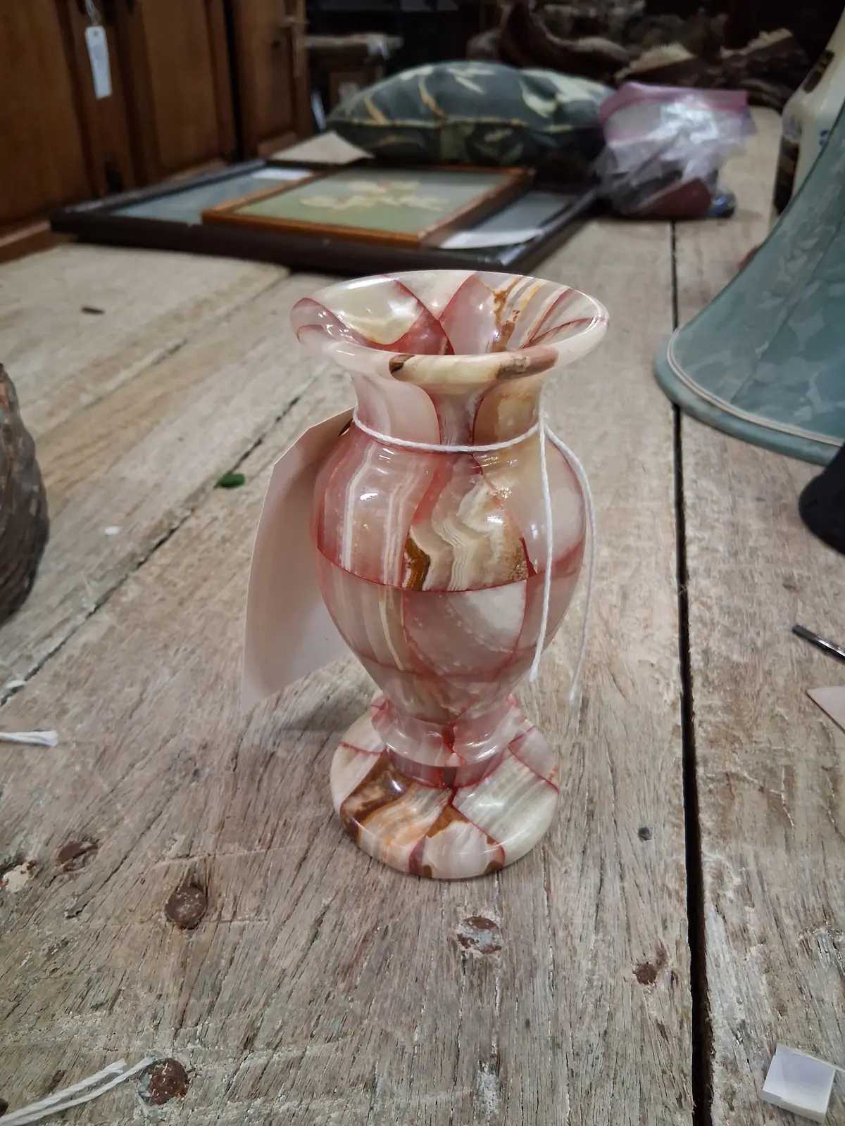 Checkerboard Onyx Vase 1