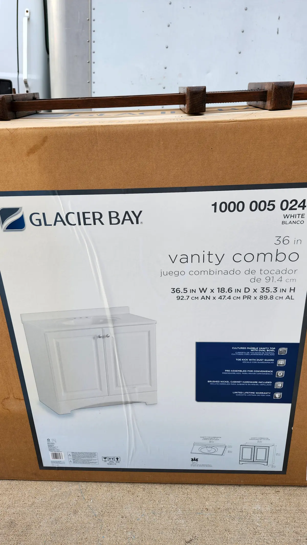 New Glacier Bay Sink In Box 1