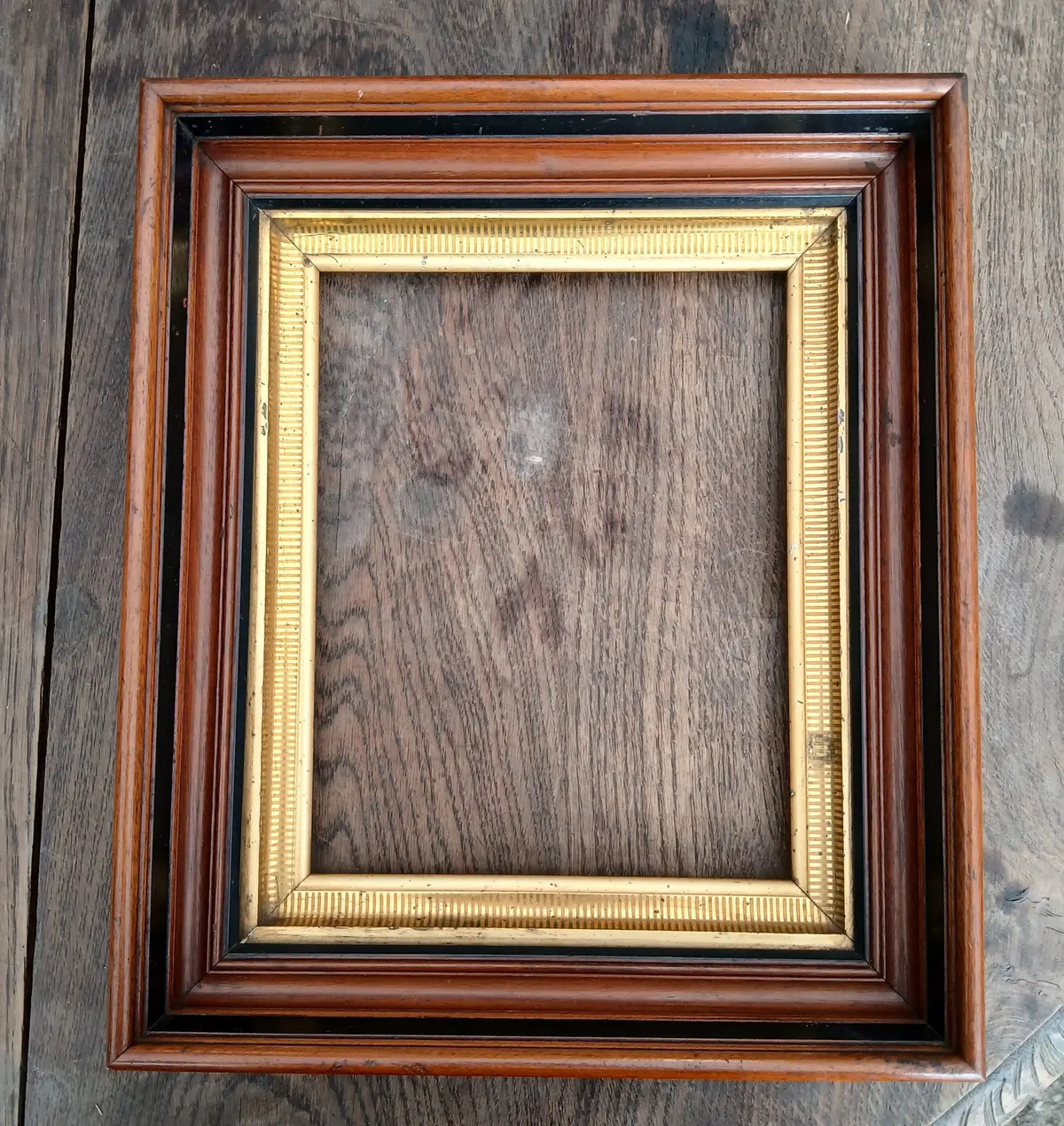 Walnut Frame With Gilt Filet 1