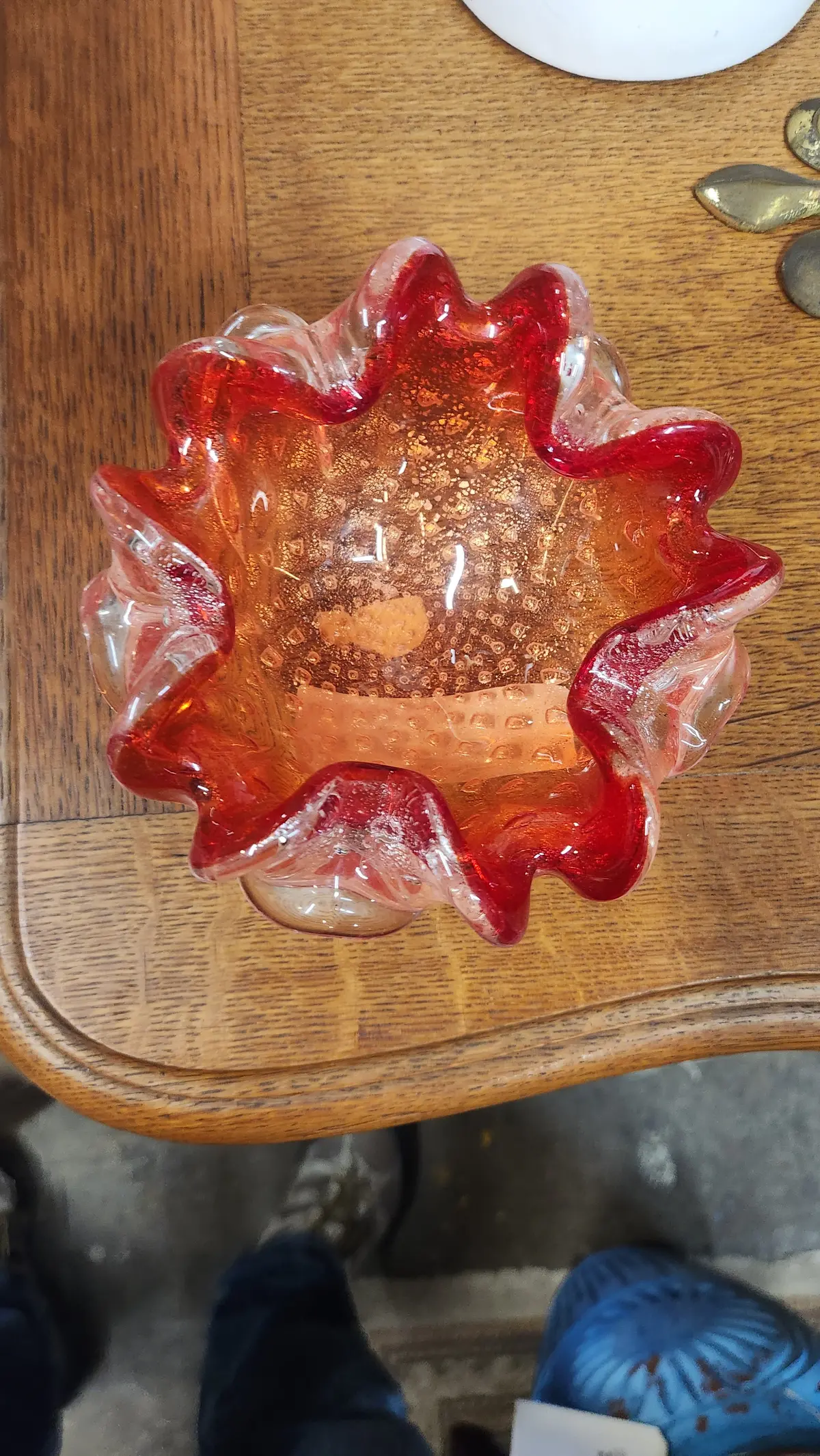 Small Red Murano Glass 1