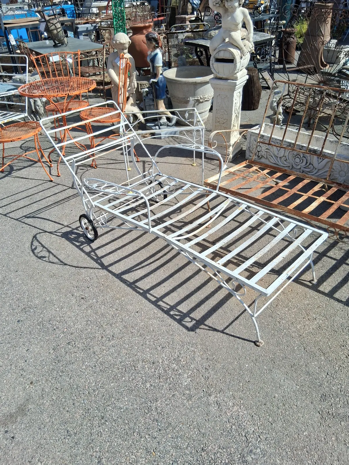 1960'S Metal Lounger Frame 1