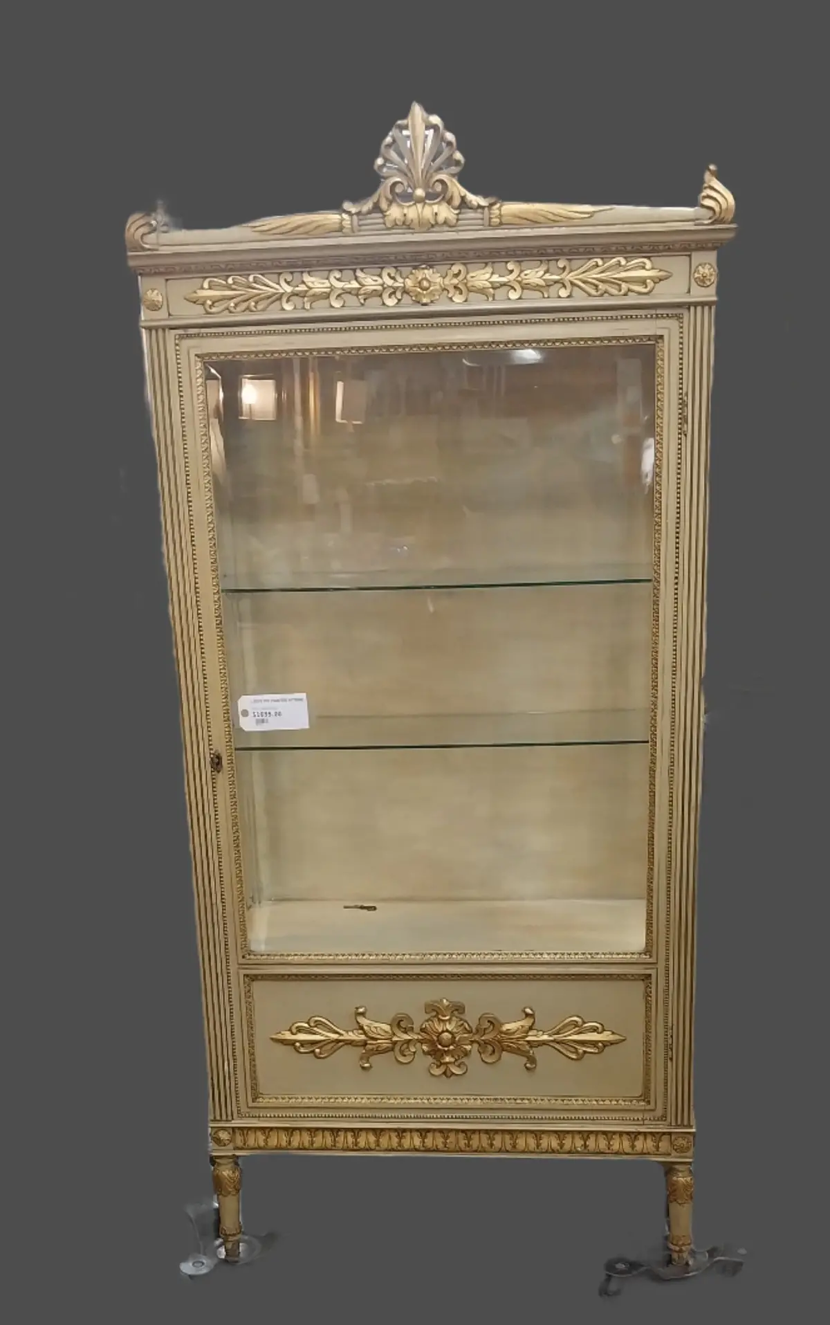 Louis Xvi Painted Vitrine 1