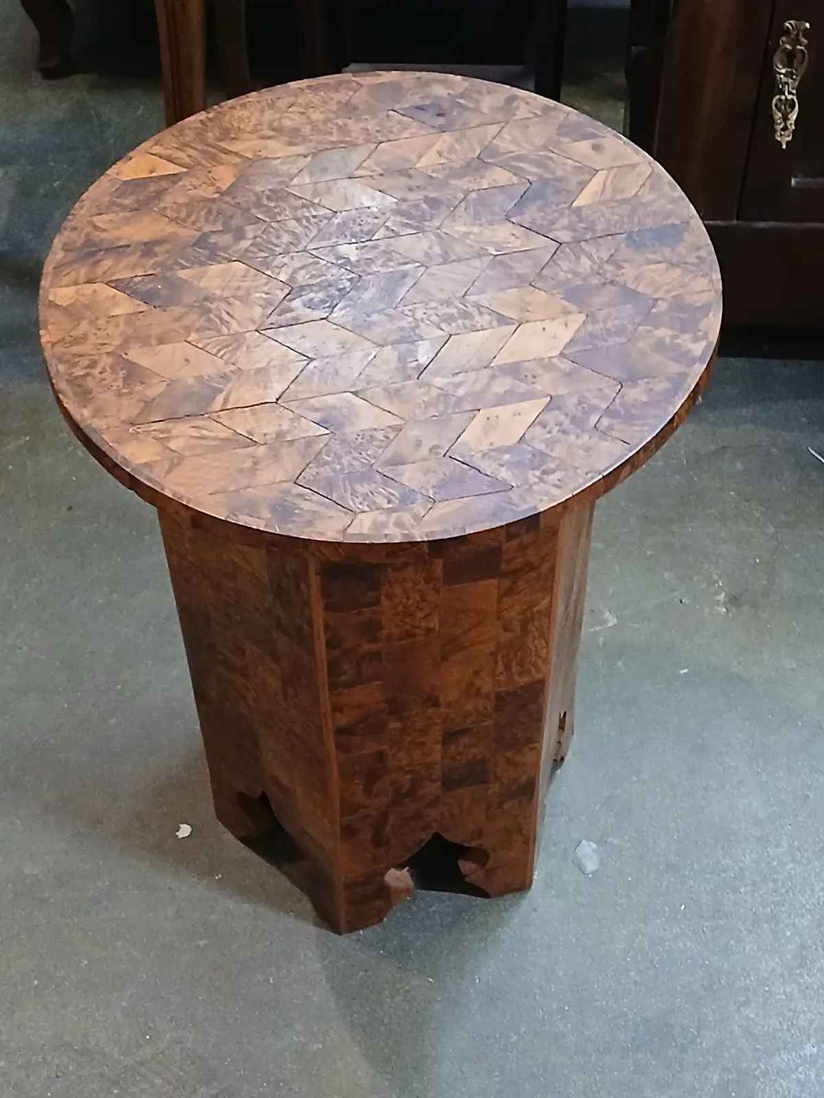 Inlaid Moroccan Tabouret 1