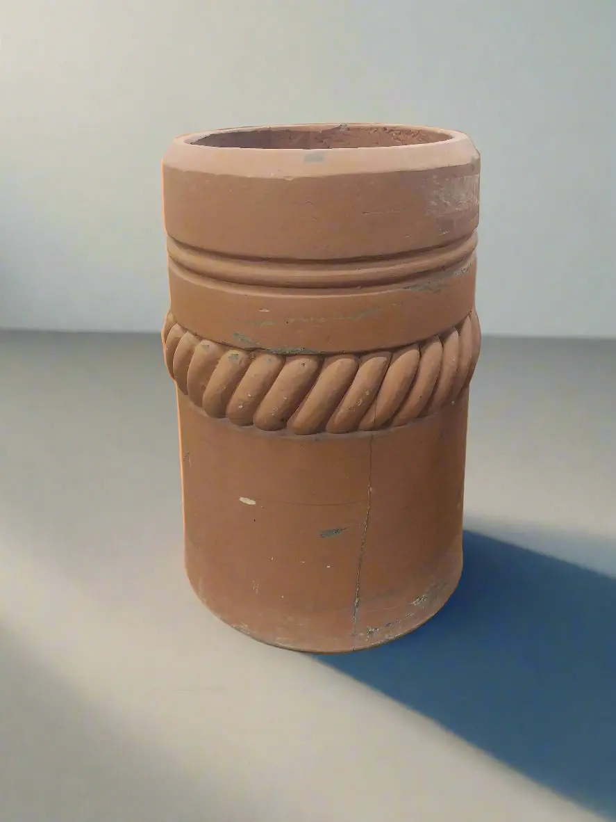 Plain Terra Cotta Chimney Pot As Found 1