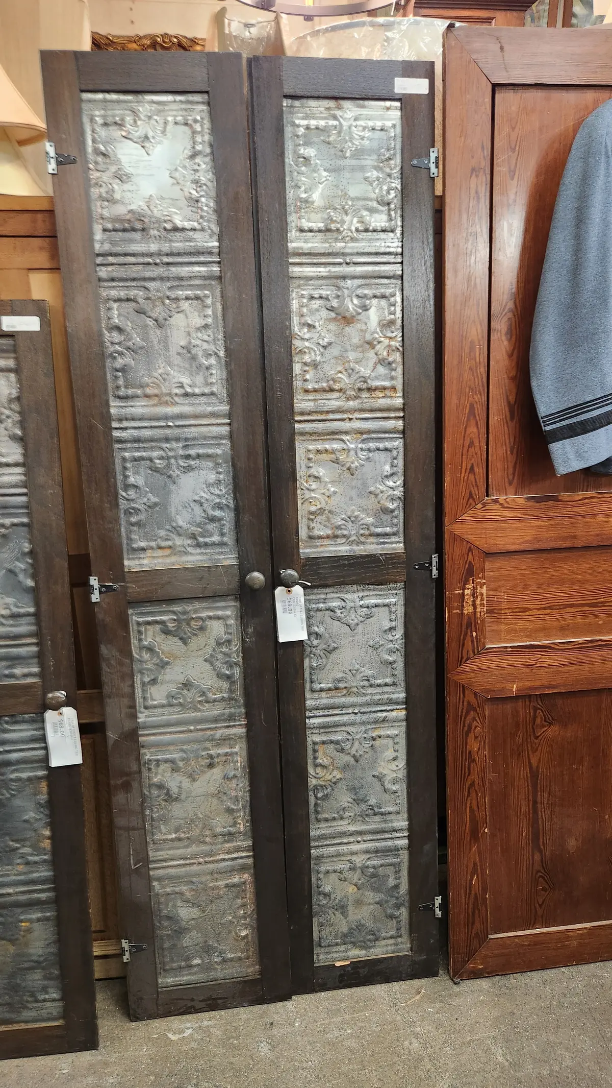Pair Of Tall Ceiling Tile Doors 1