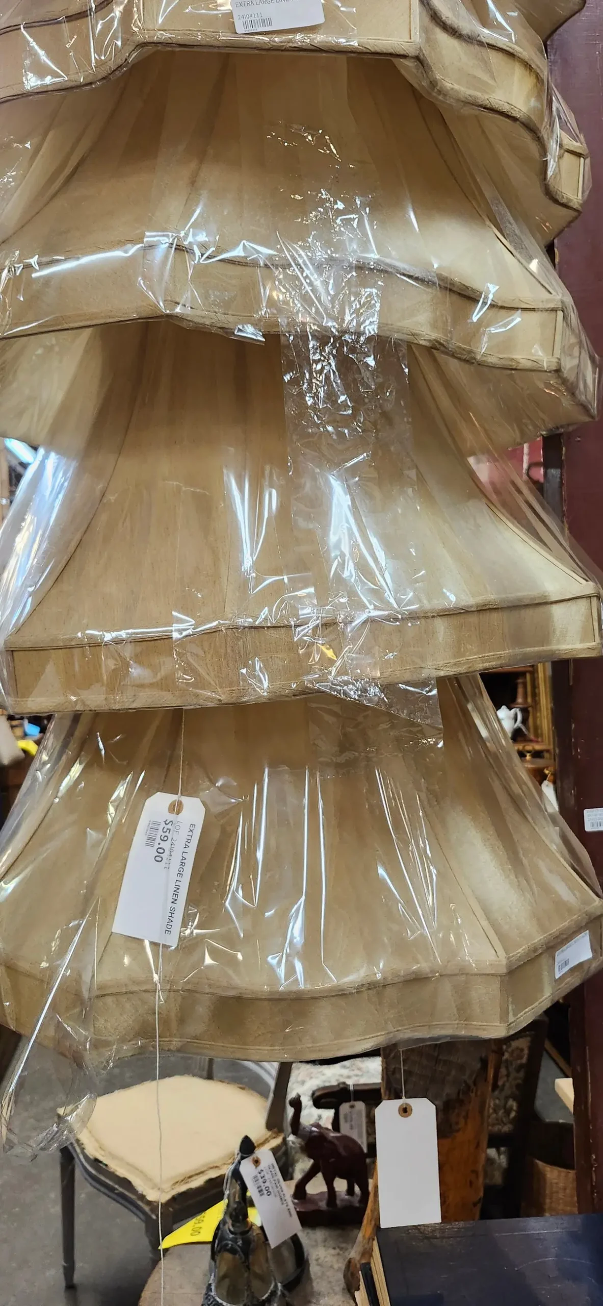 Extra Large Linen Shade 1