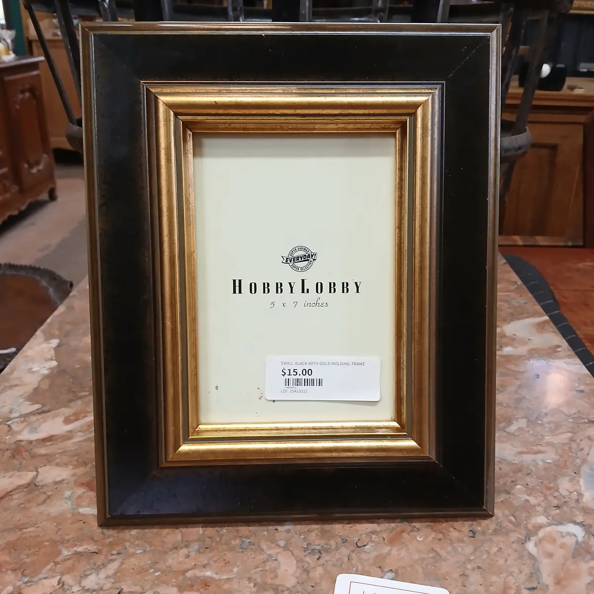 Small Black With Gold Molding  Frame 1