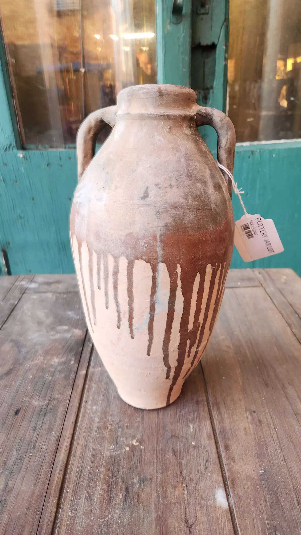 Tri Color Terra Cotta Jug 1