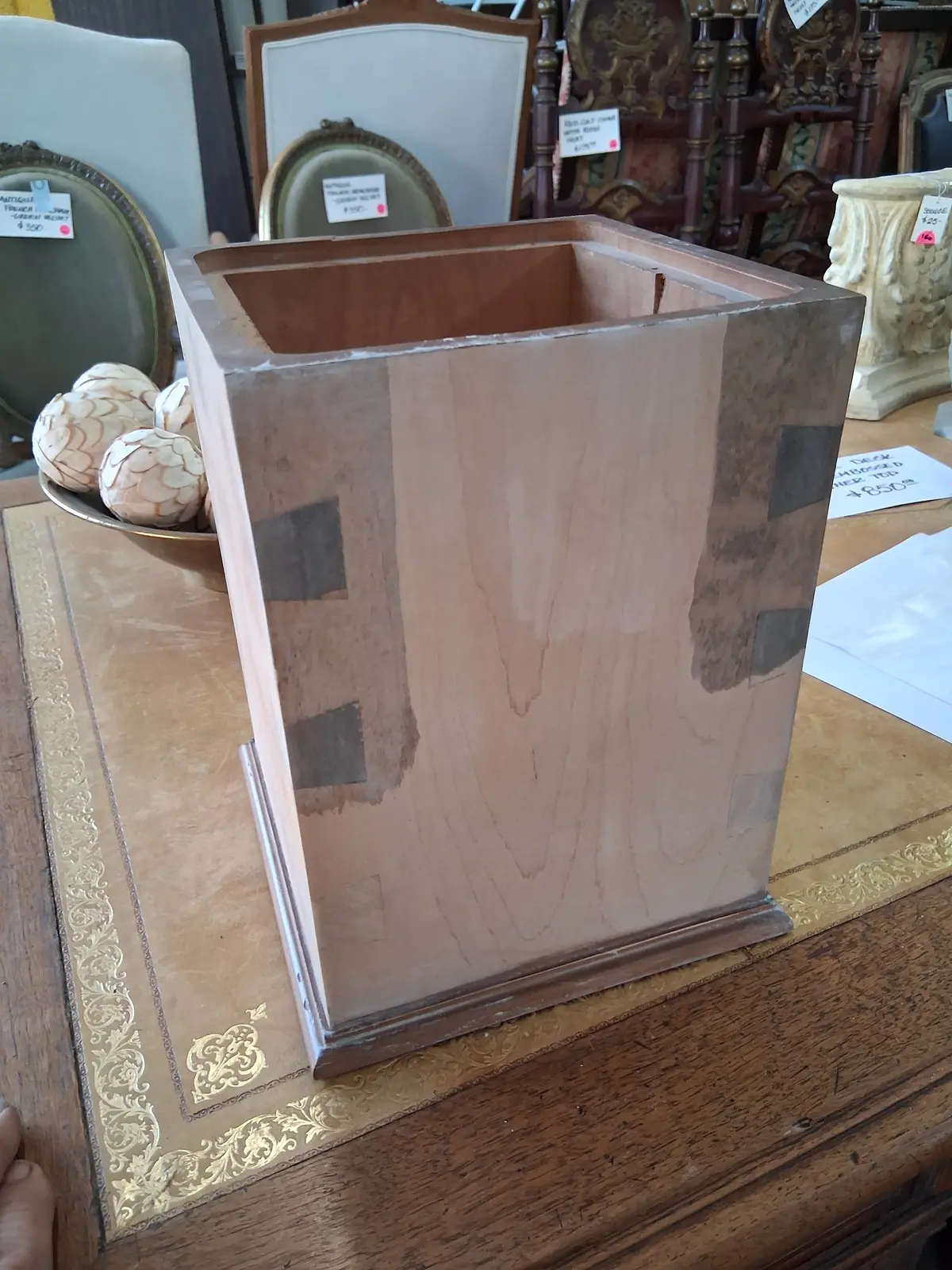 Dovetailed Wood Box 1