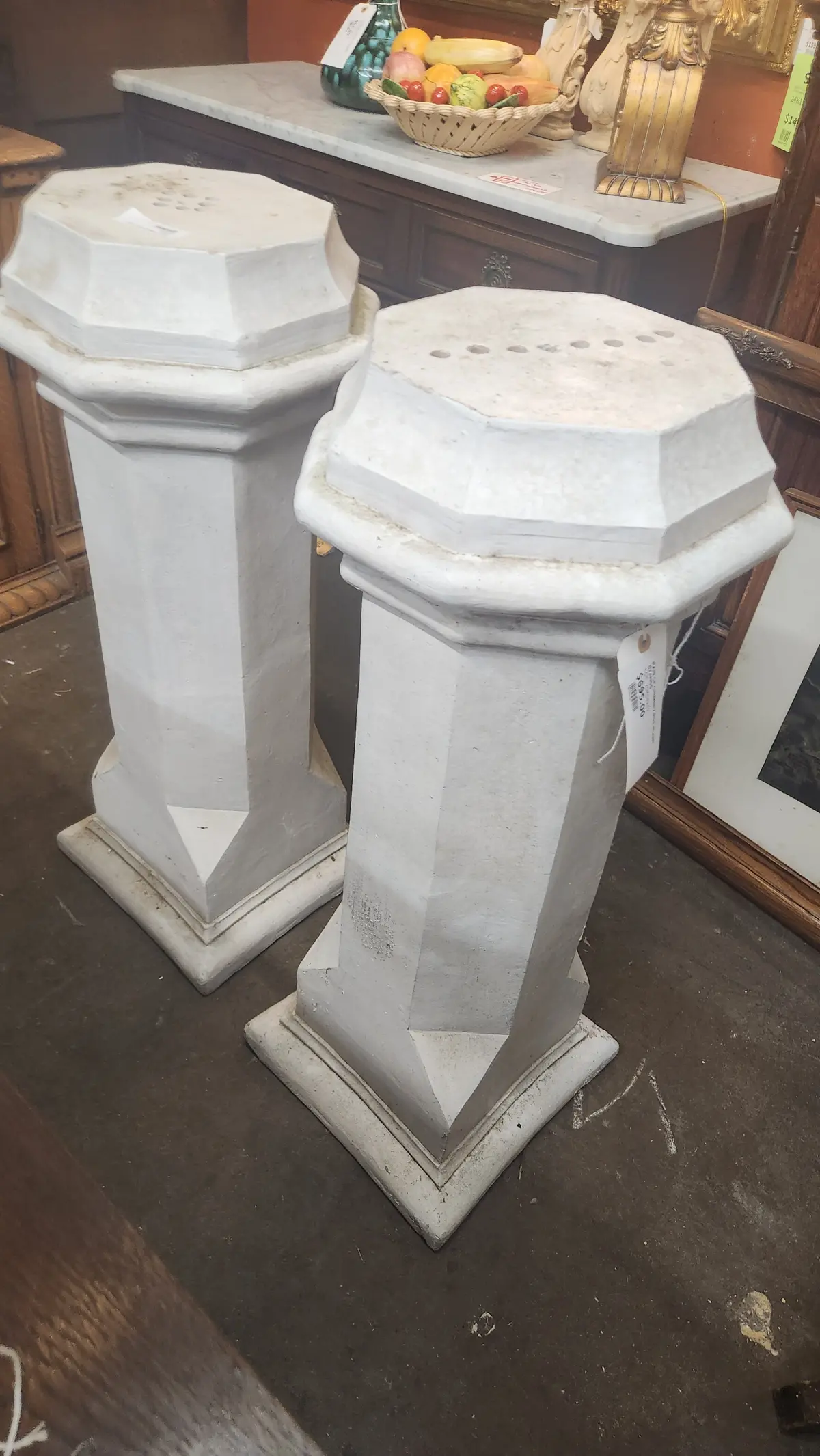 Pair Of Chimney Pot Plant Stands 1