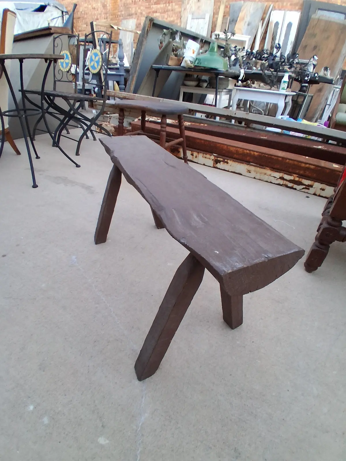 Primitive Oak Bench 1