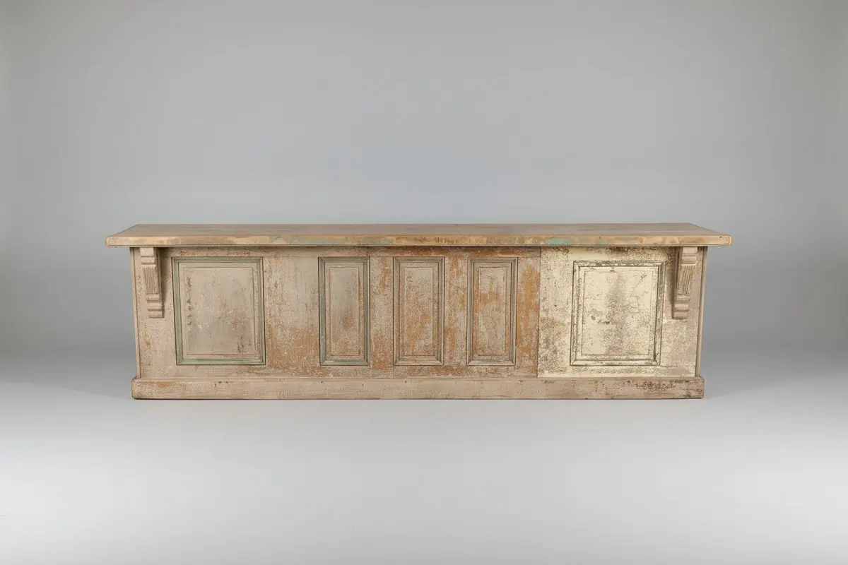 Poplar Raw Counter With Single Board Top 1