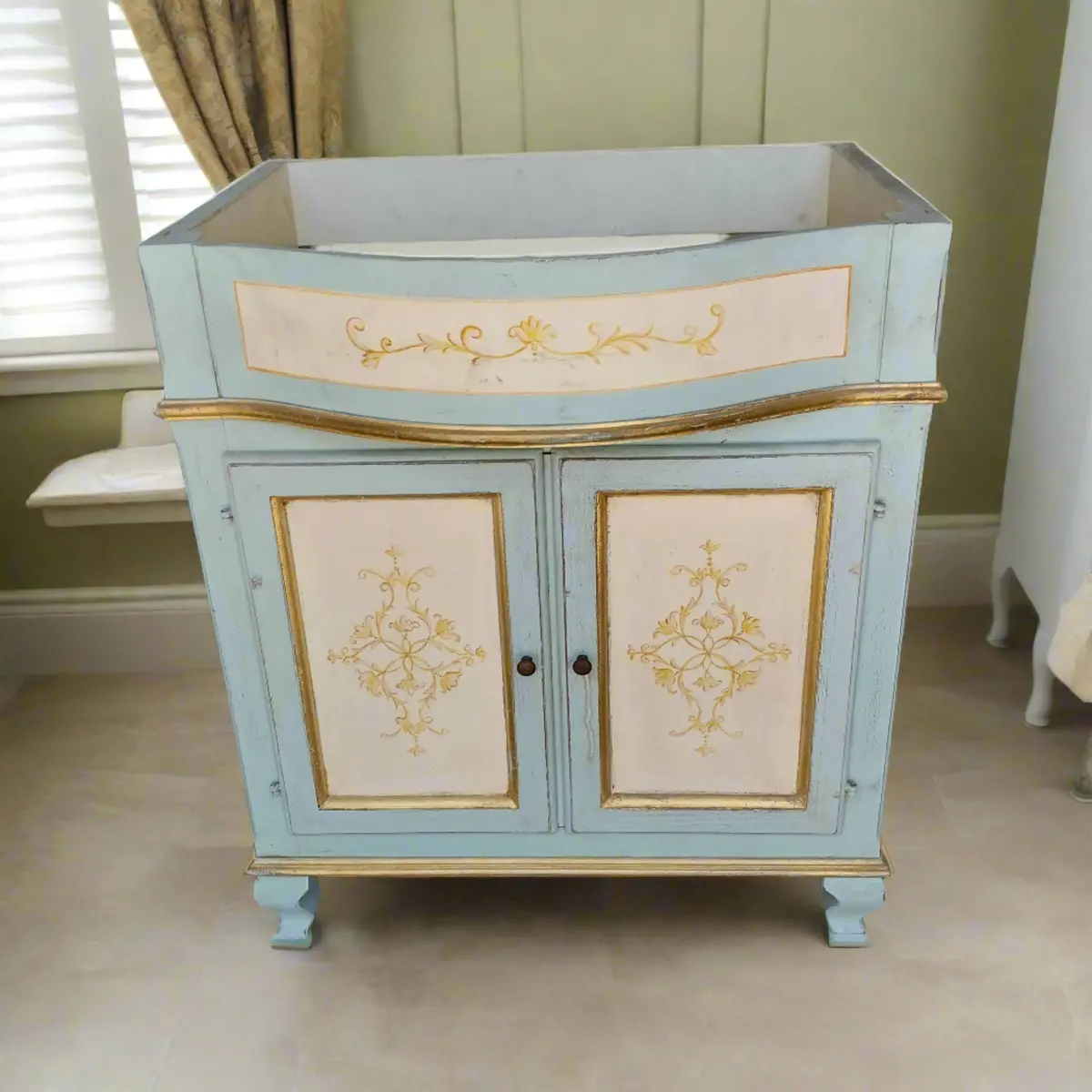 Painted Vanity Base- No Top 1