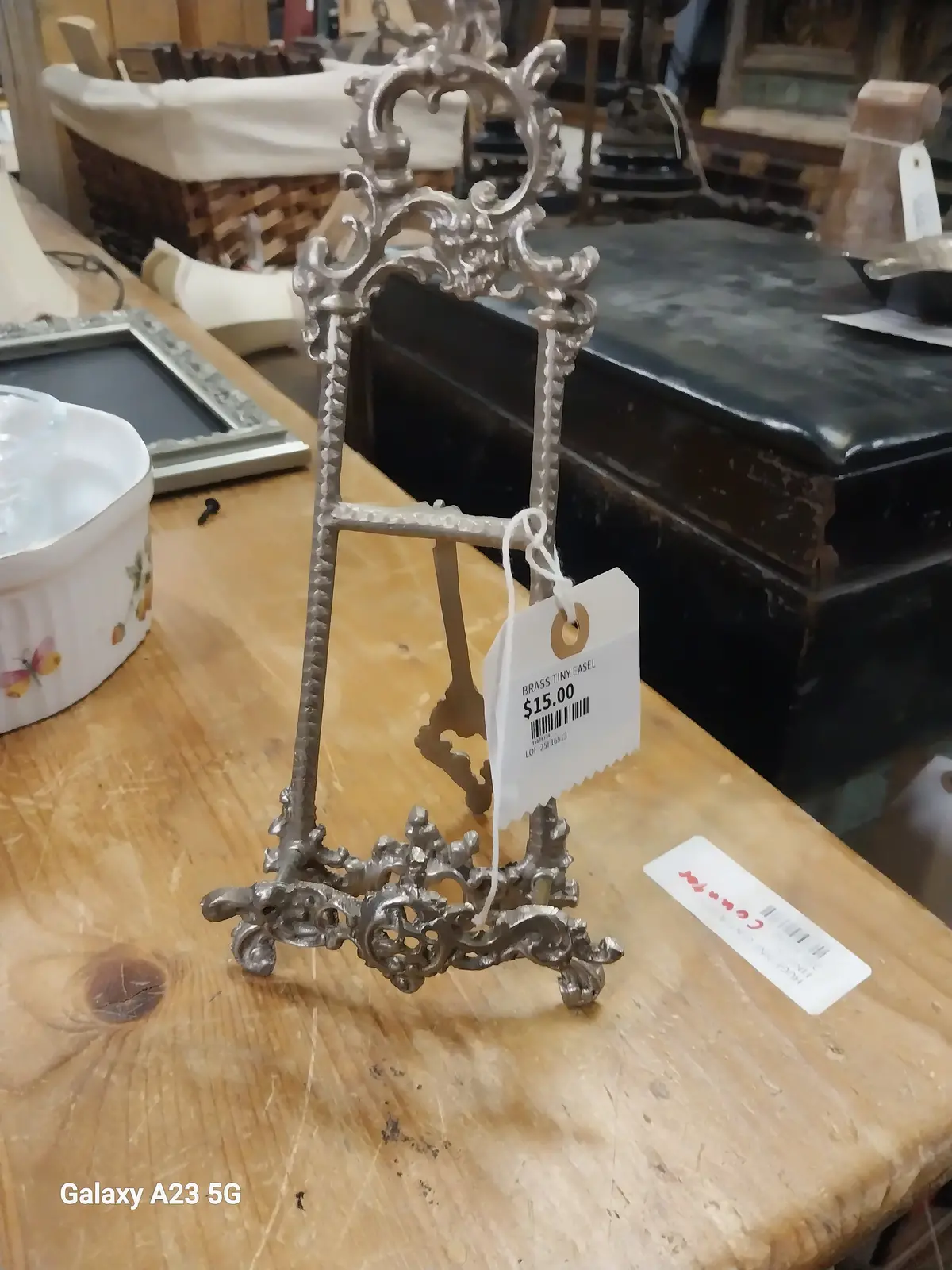 Brass Tiny Easel 1