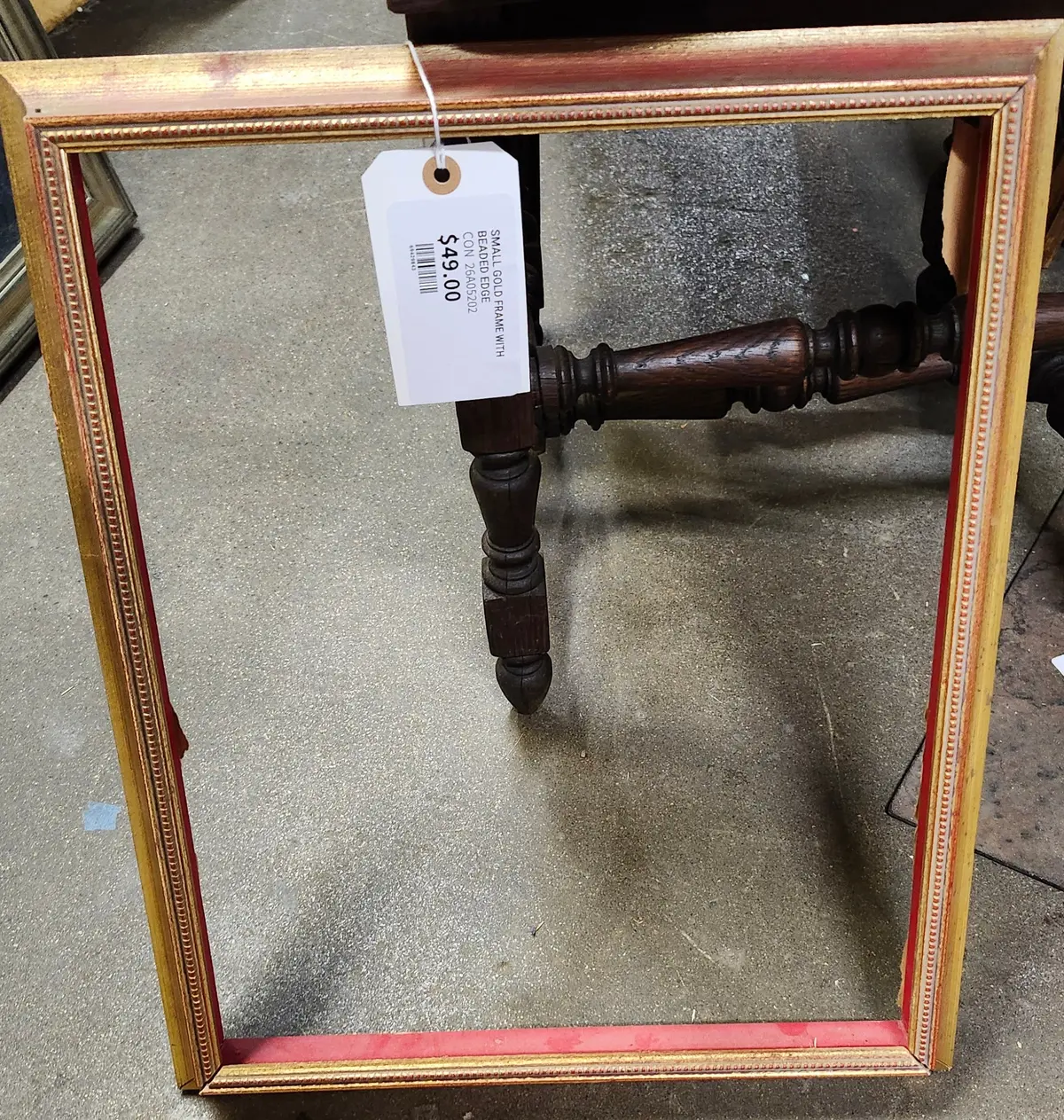 Small Gold Frame With Beaded Edge 1