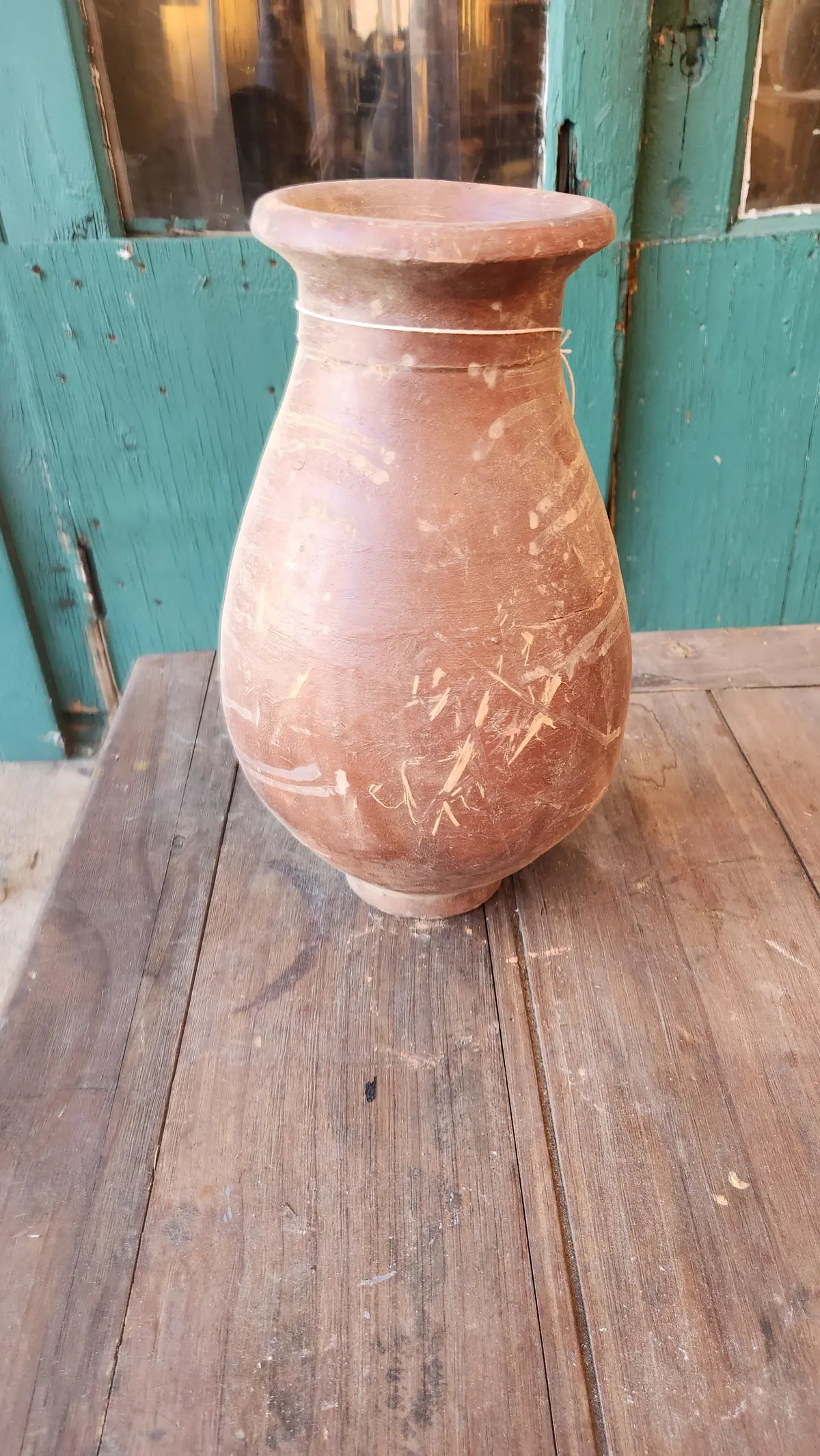 Small Terra Cotta Shaped Vase 1