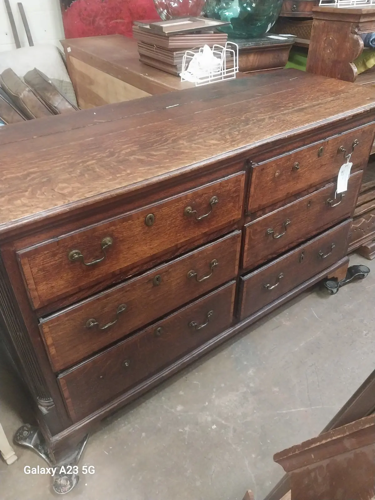 Late 1700'S Oak Mule Chest 1