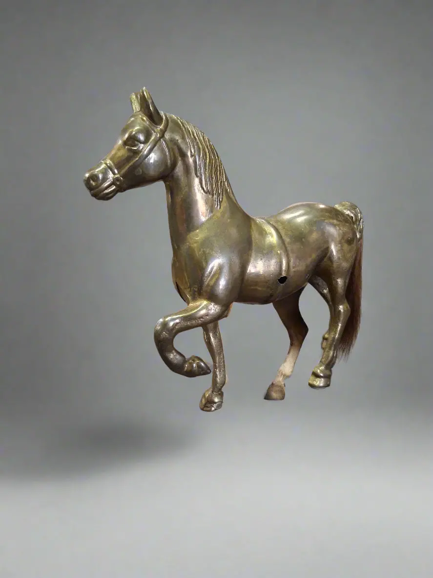 Brass Horse For Wagon 1
