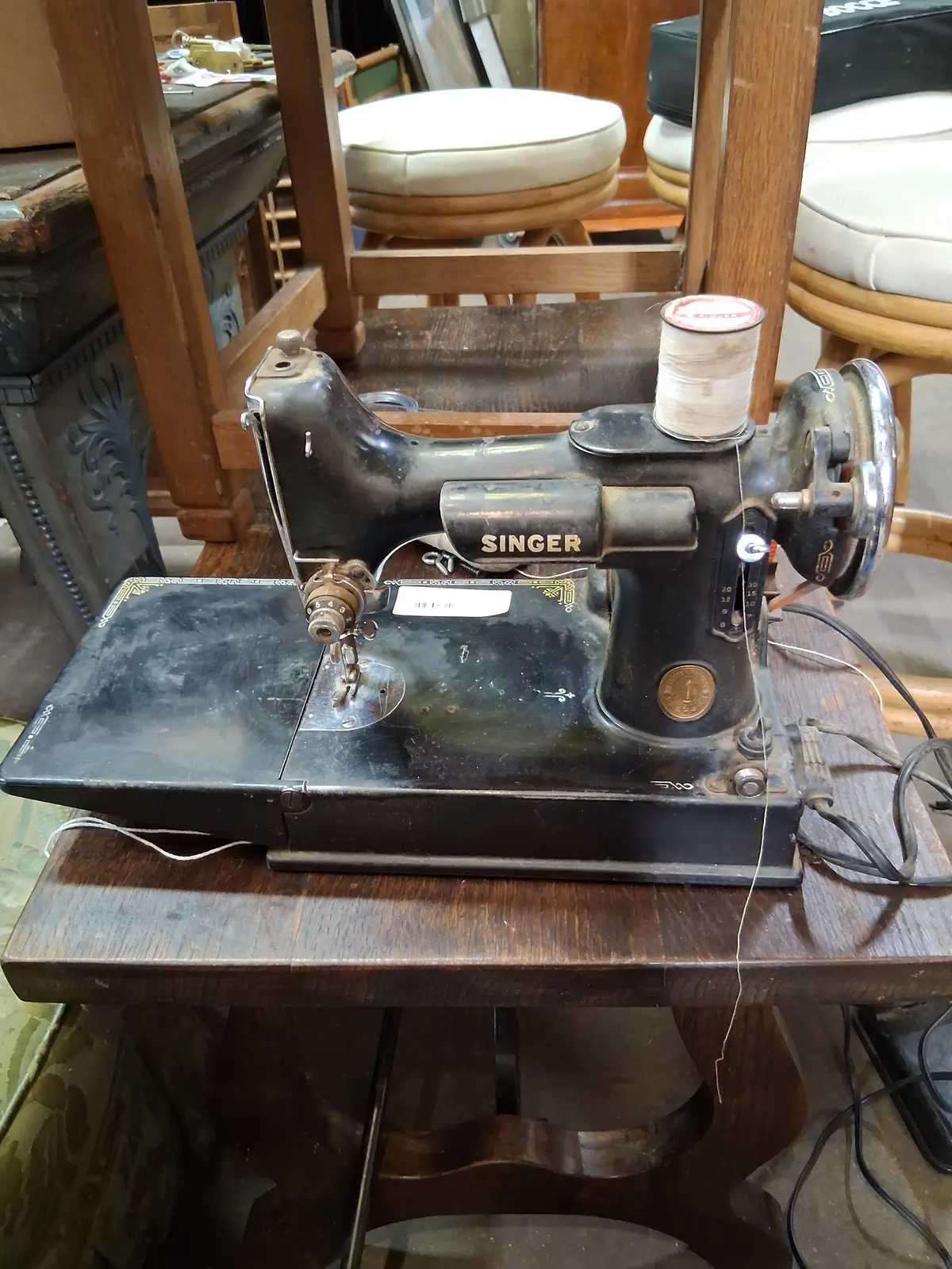 As Found Featherlite Sewing Machine 1