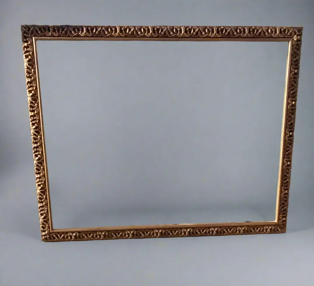 Large Carved Wood And Composition Frame 1