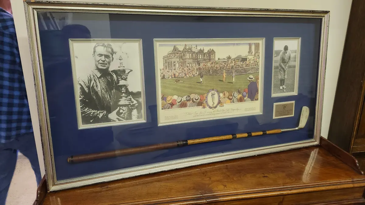 Large Golf Memorabilia Framed 1