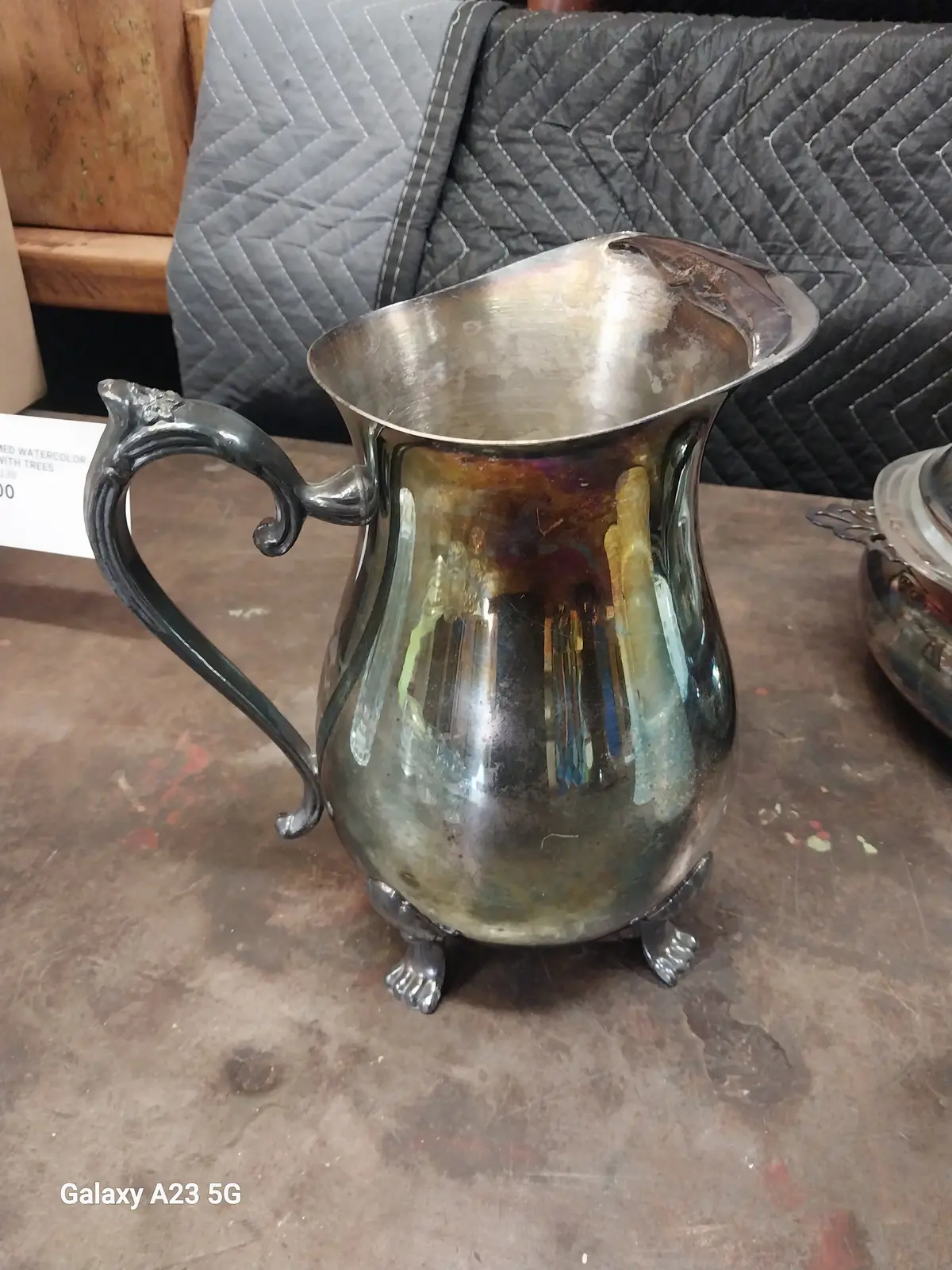 Silver Plate  Water Pitcher 1