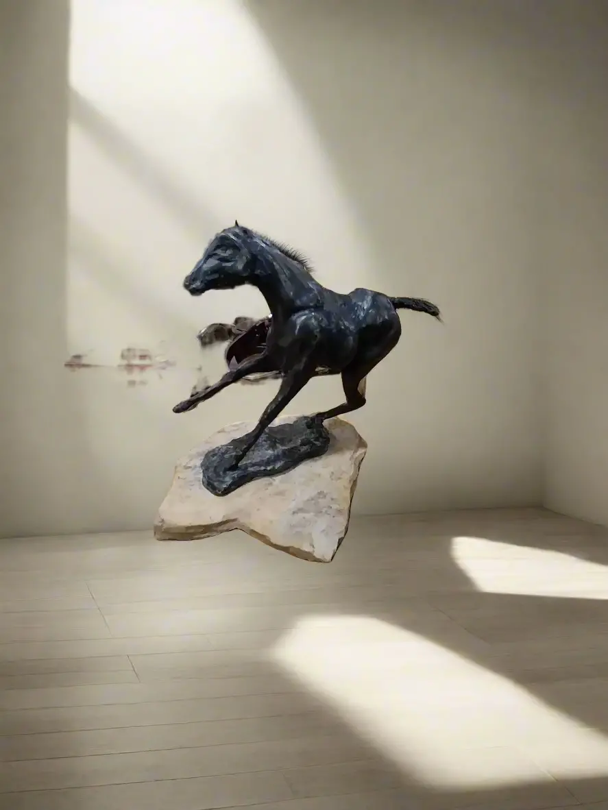 Bronze Pony Statue 1