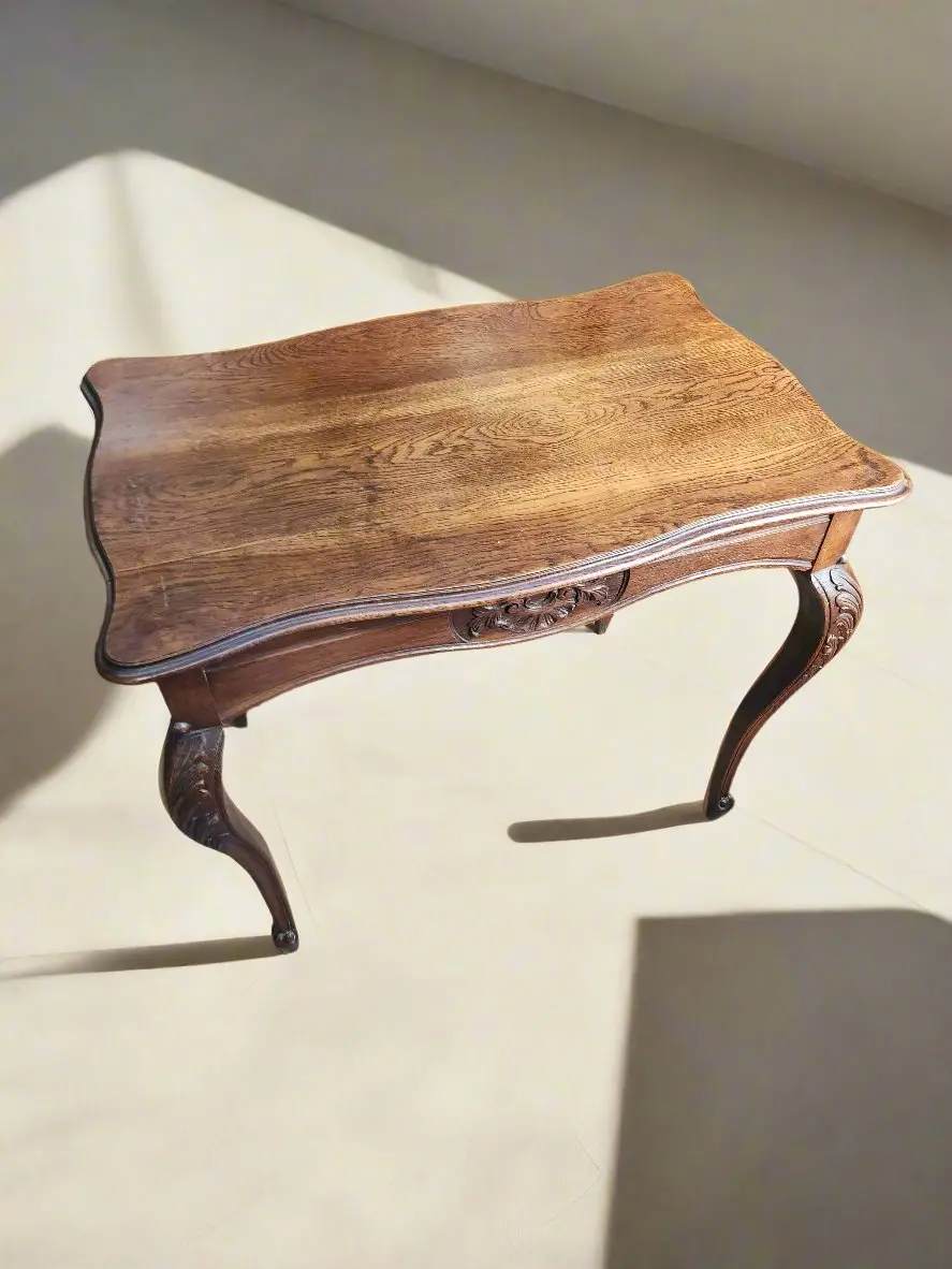Louis Xv Oak Center Table 1