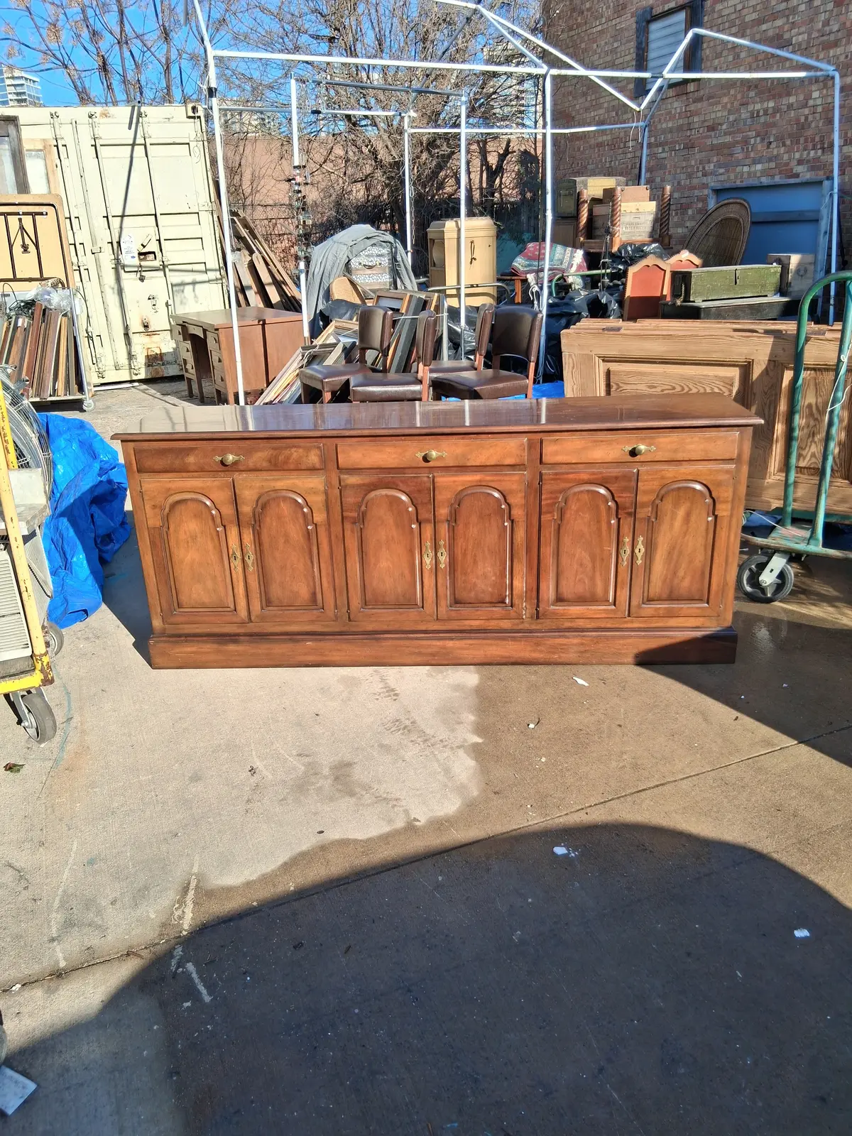 Kittinger Mahogany Georgian Style Shallow Sideboard 1