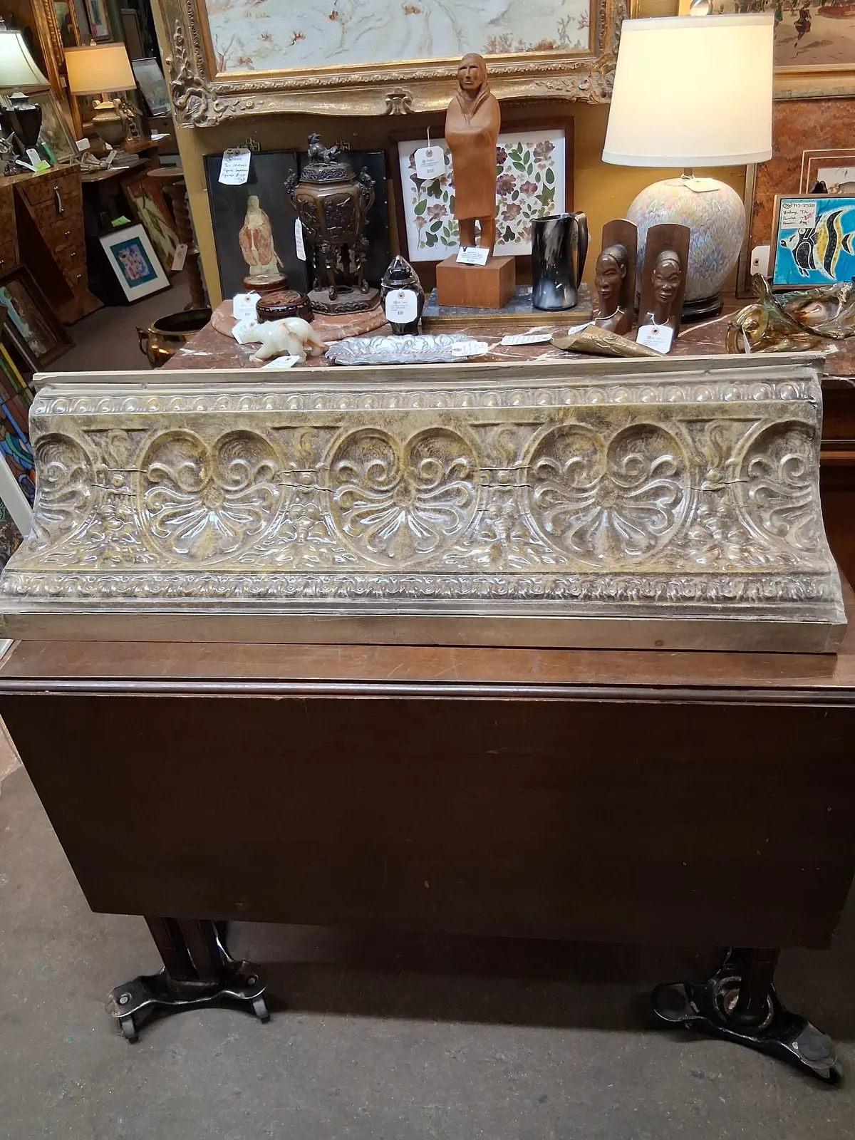 Wall Shelf With Pressed Tin Front 1