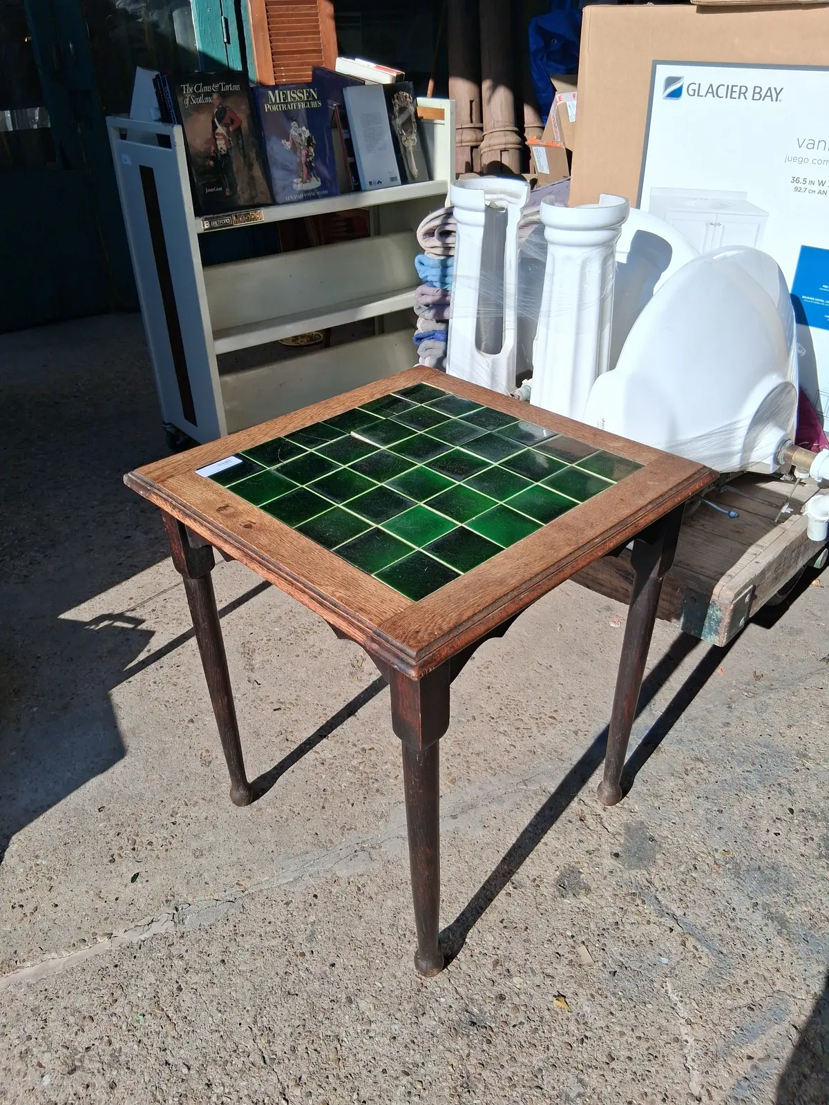 Antique Tile Top Table 1